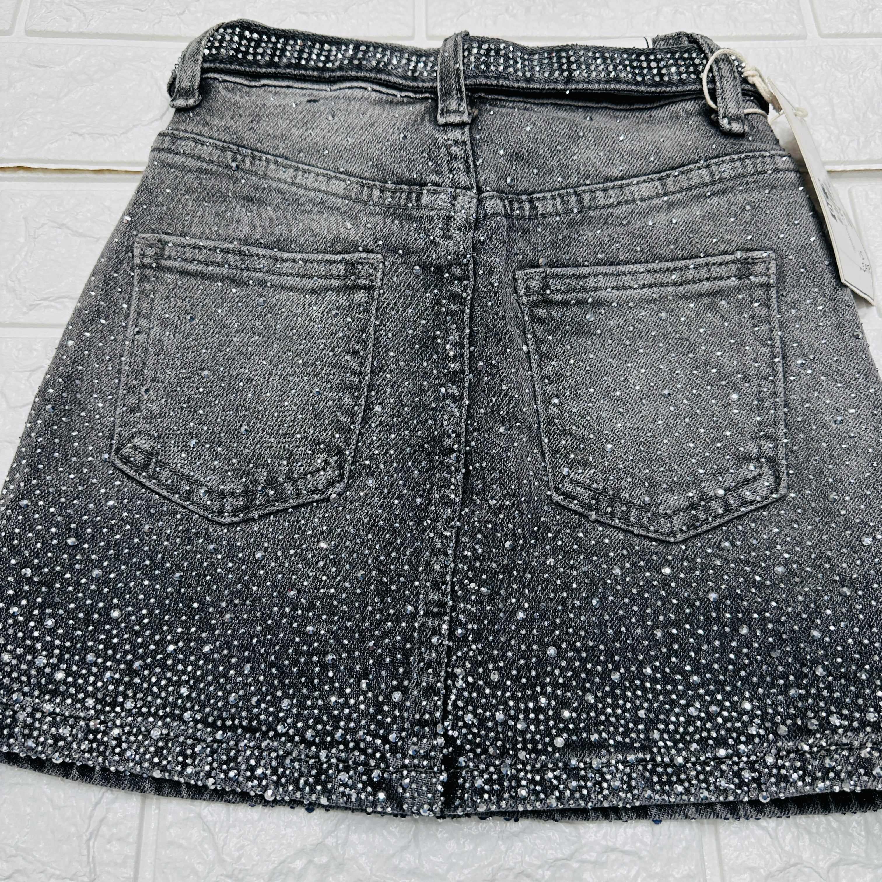 Gonna jeans Bimba Brillantini z55