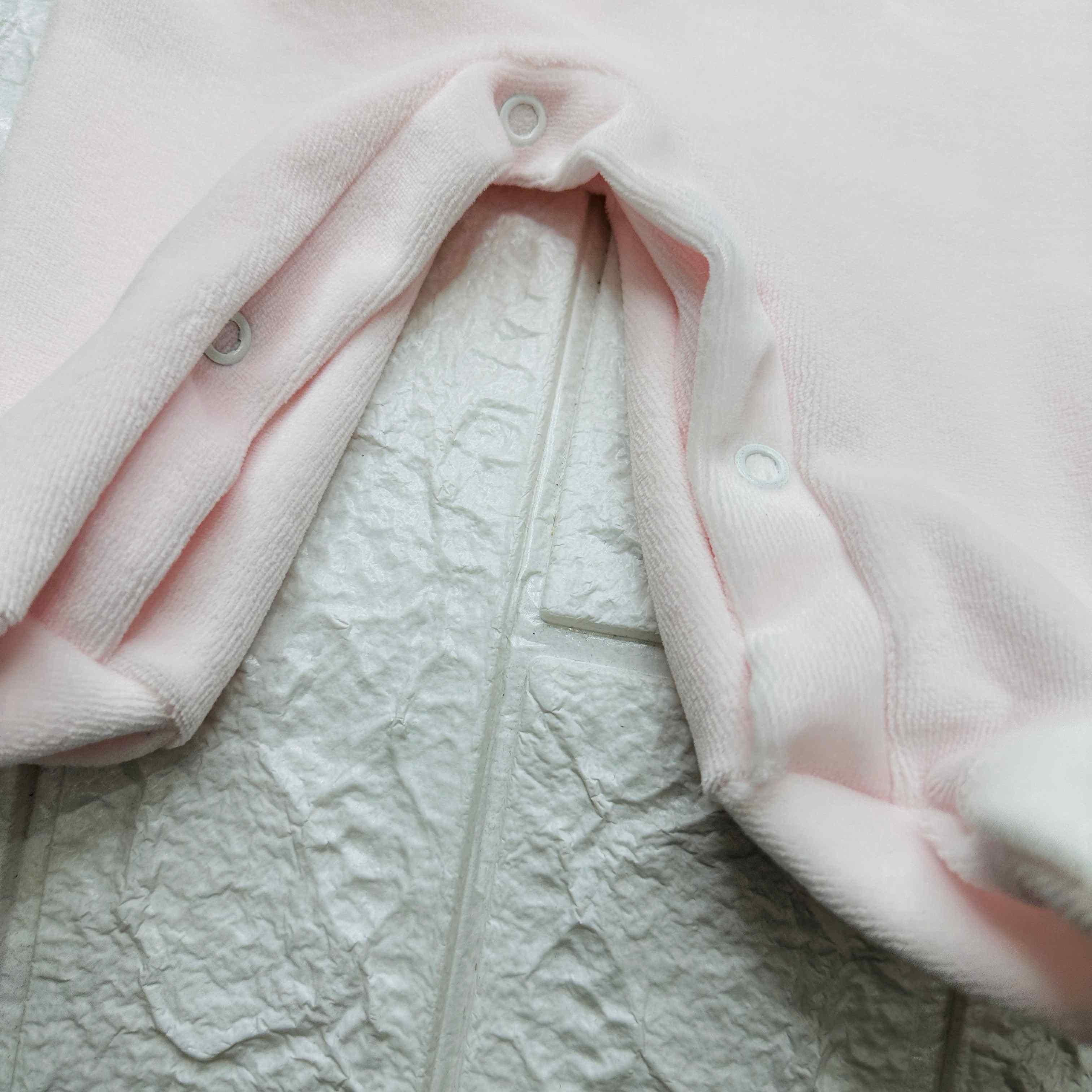 Tutina ciniglia Orso fiocco rosa 30411