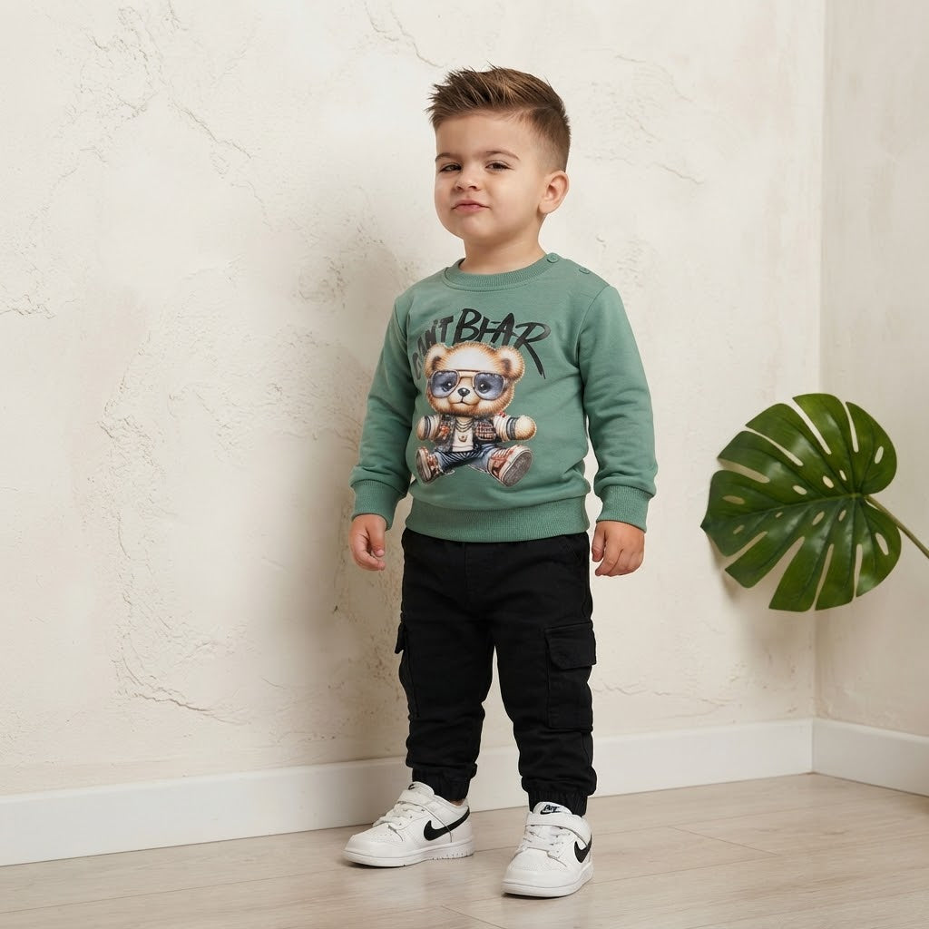 Completo Teddy Modaiolo Verde 9544