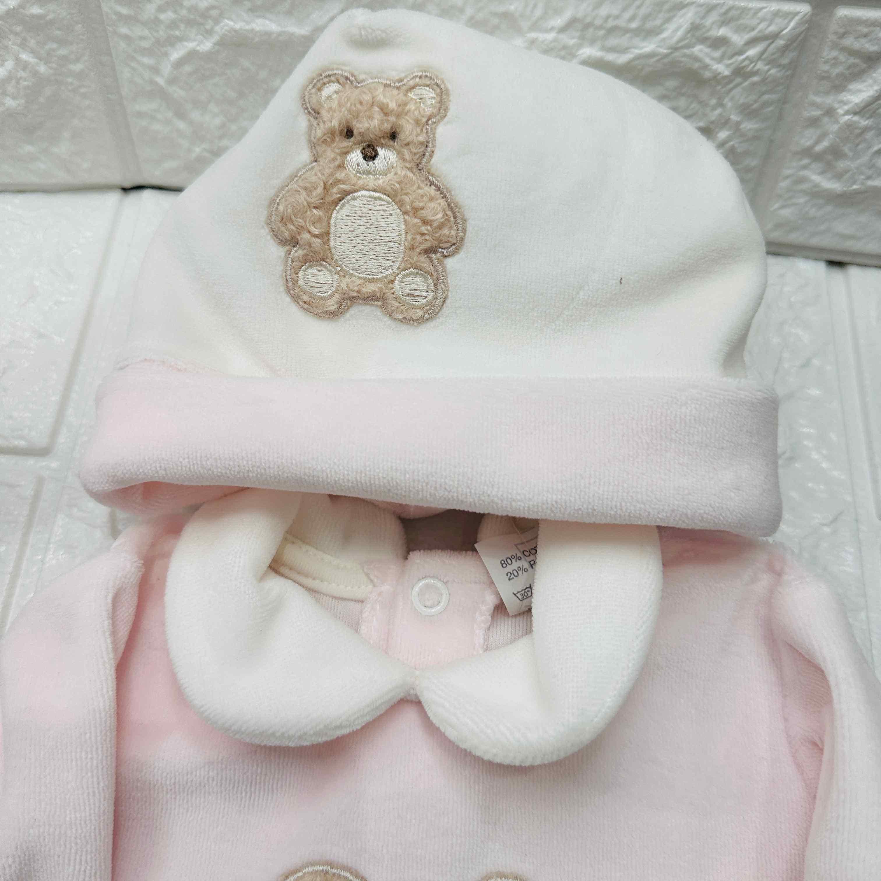 Set Nascita ciniglia Orso Rosa