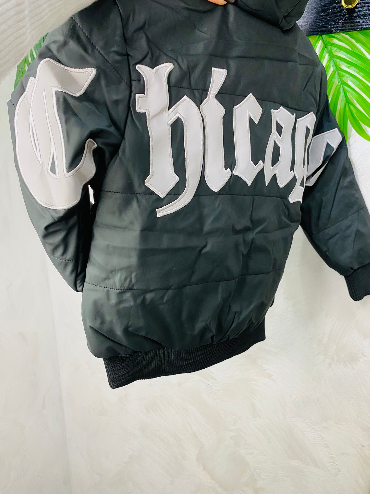 Giubbotto Chicago Nero Bomber K1100