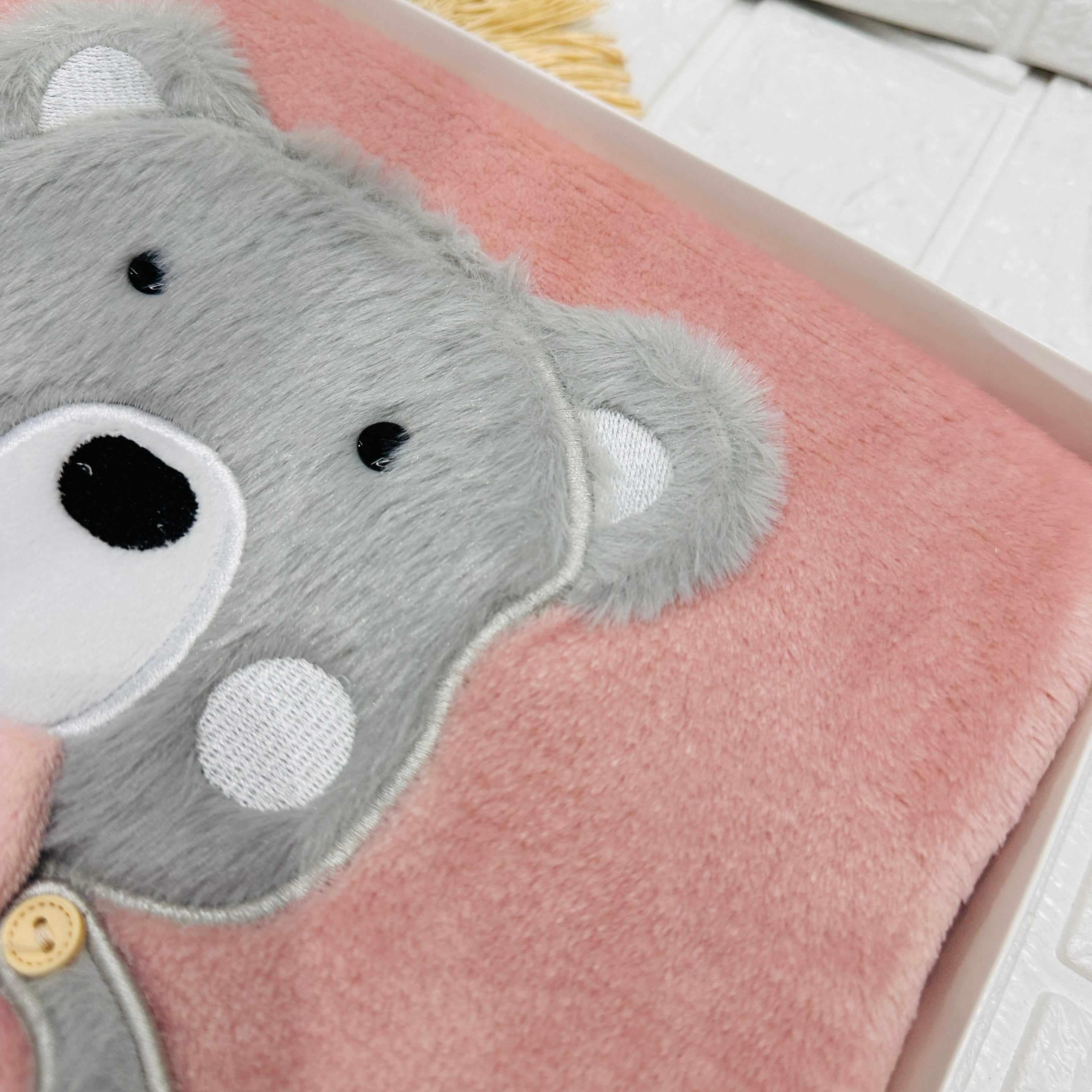 Coperta pile Dim 75x90 cagnolino Rosa