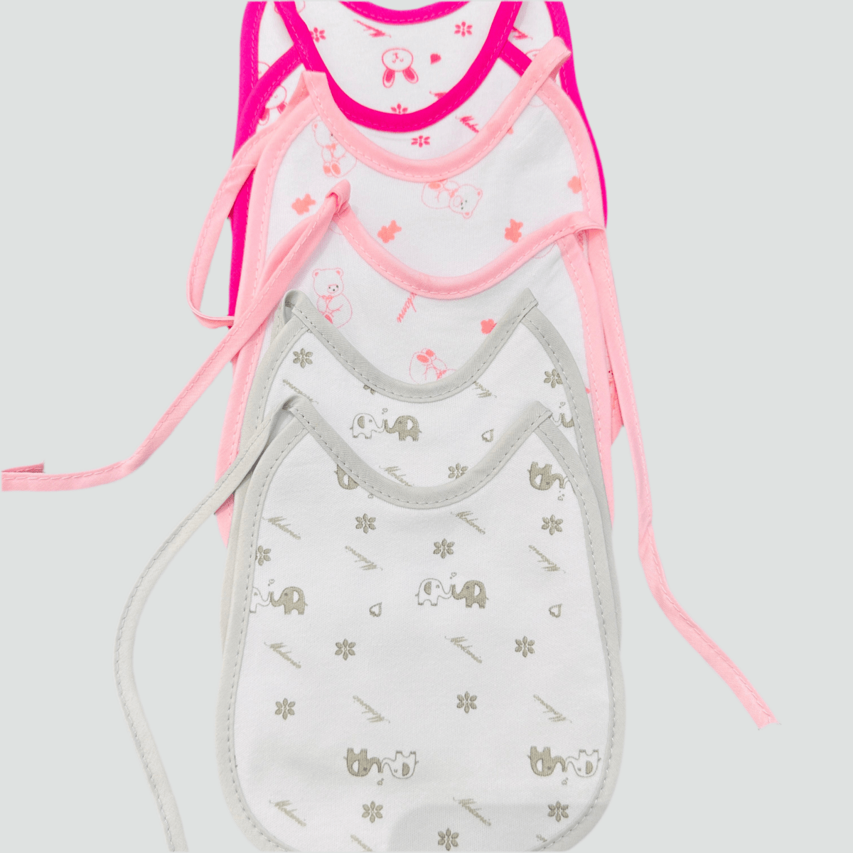 6 Bavette allattamento neonata - Piccole Canaglie - PC20009