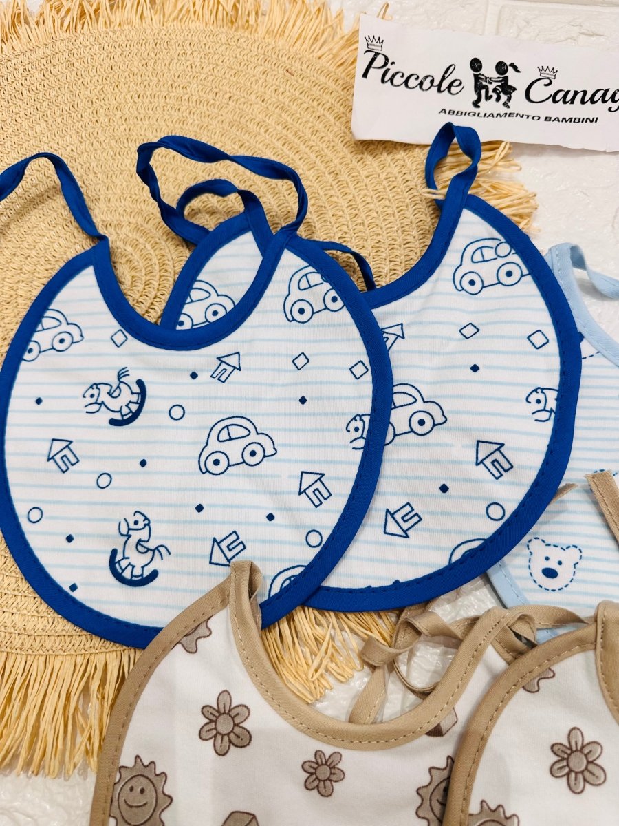 6 bavette allattamento neonato - Piccole Canaglie - 