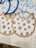 6 bavette allattamento neonato - Piccole Canaglie - 