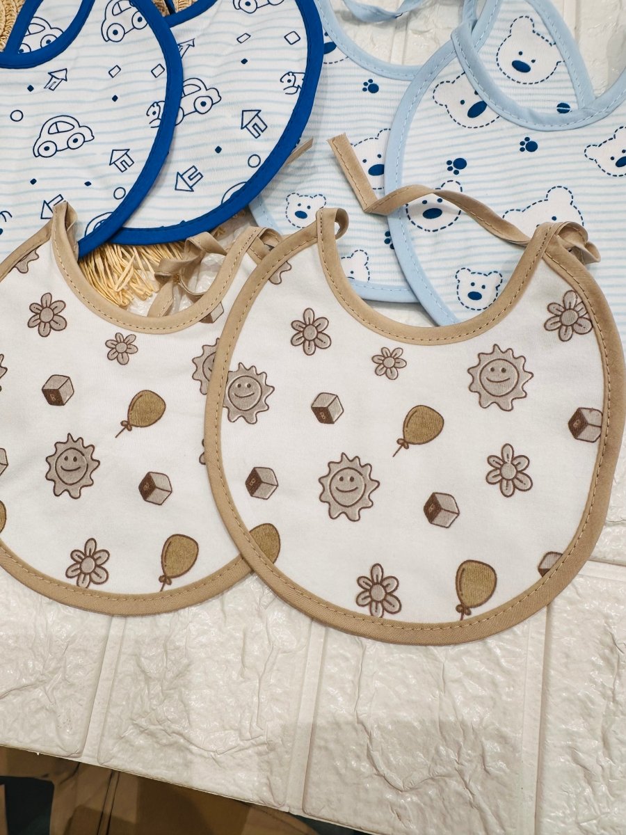 6 bavette allattamento neonato - Piccole Canaglie - 