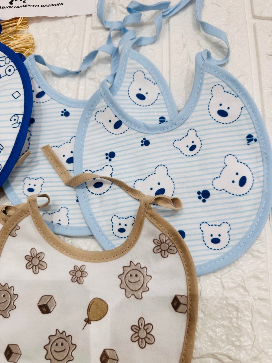 6 bavette allattamento neonato - Piccole Canaglie - 