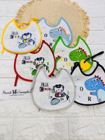 6 bavette Enrico Coveri con lacci ed incerata - Piccole Canaglie - PC26512