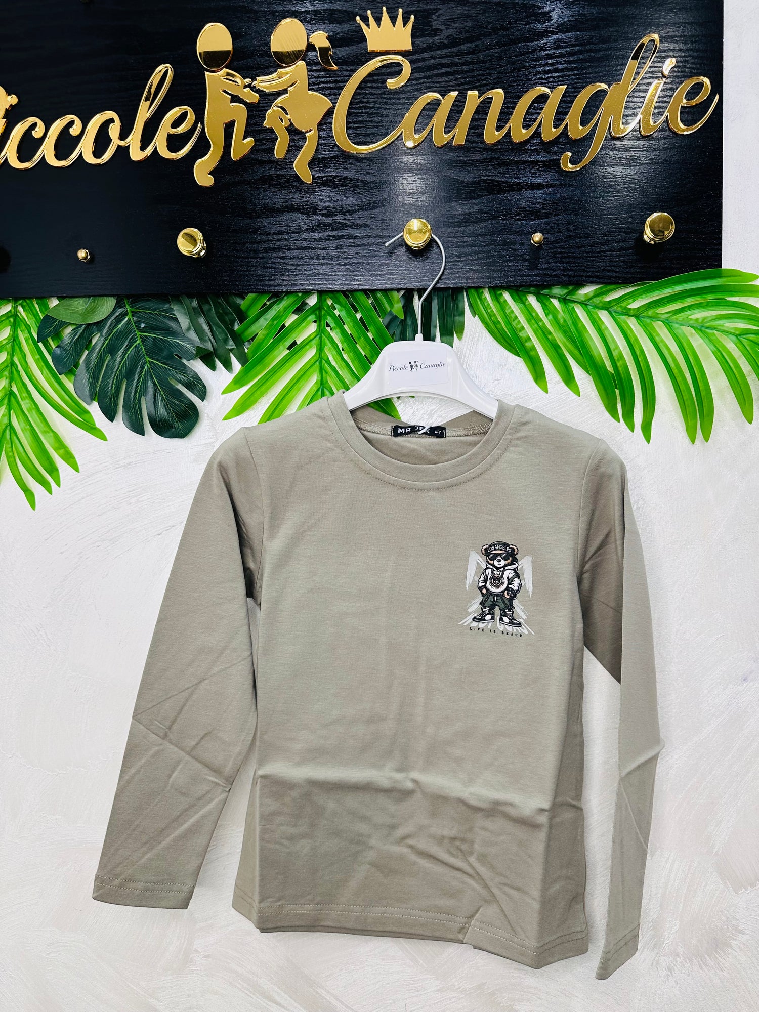 Maglia Orsetto Rapper Verde Zy380