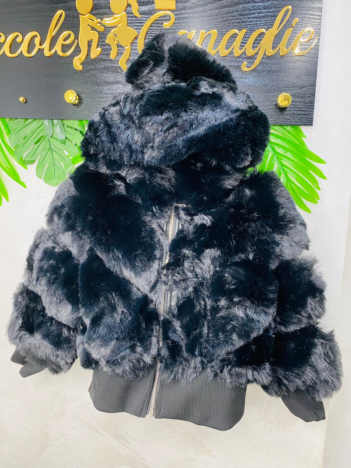 Ecopelliccia Diva Baddie Black
