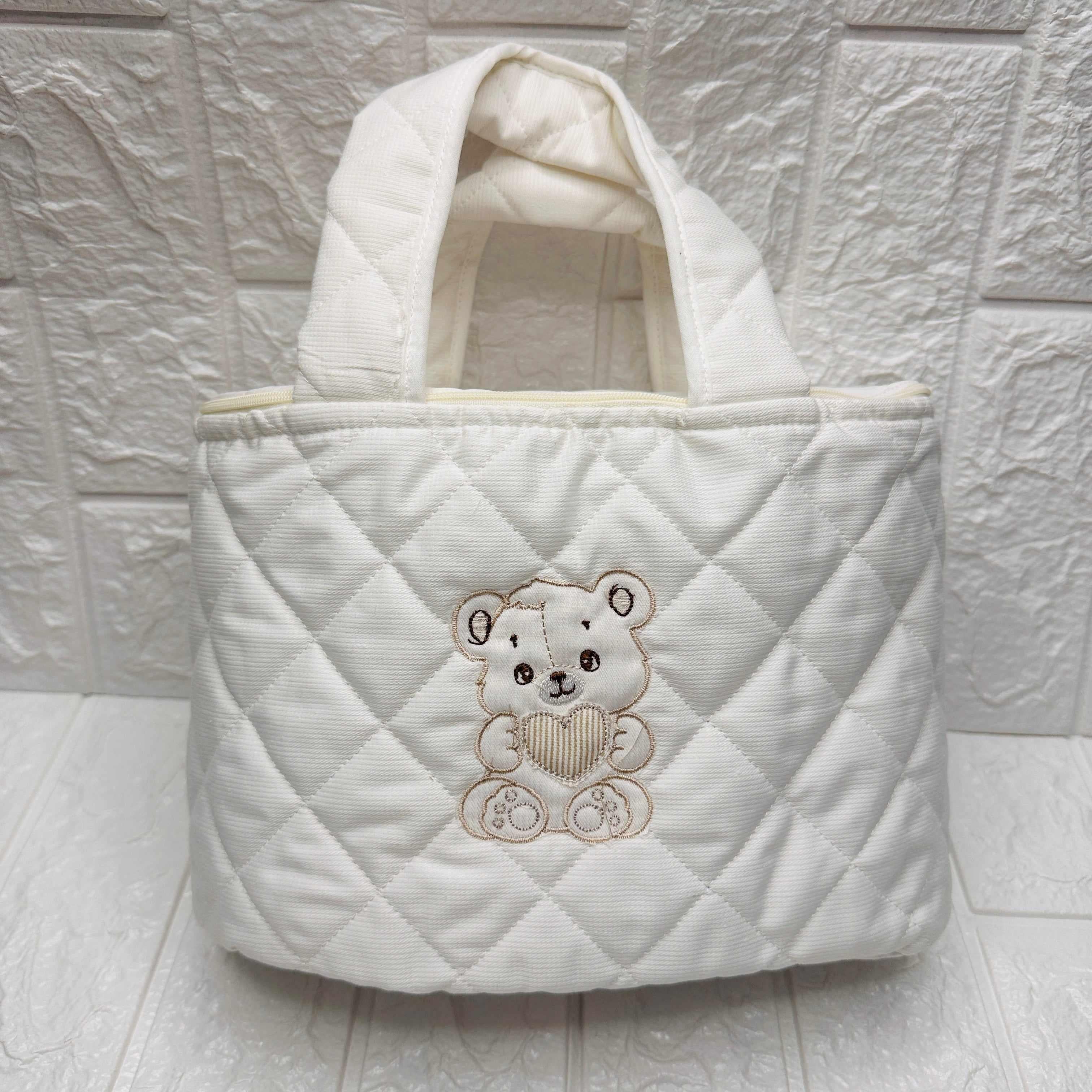 Beauty orso cuore panna dim 30x15