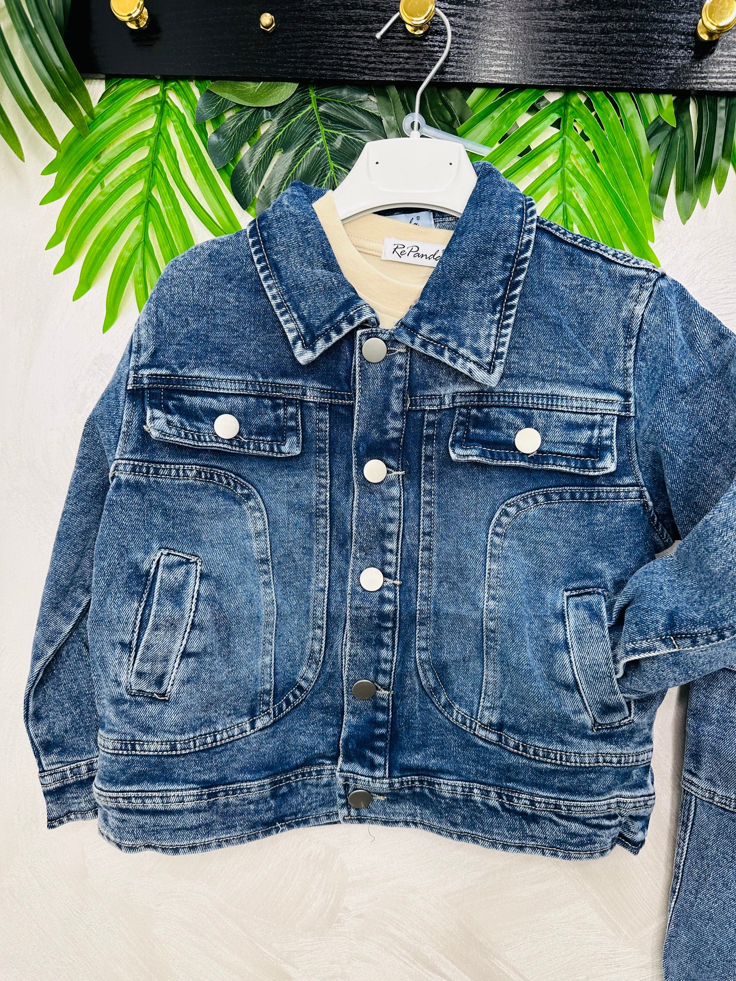 Completo Denim Vintage Figo Style 2066 Beige