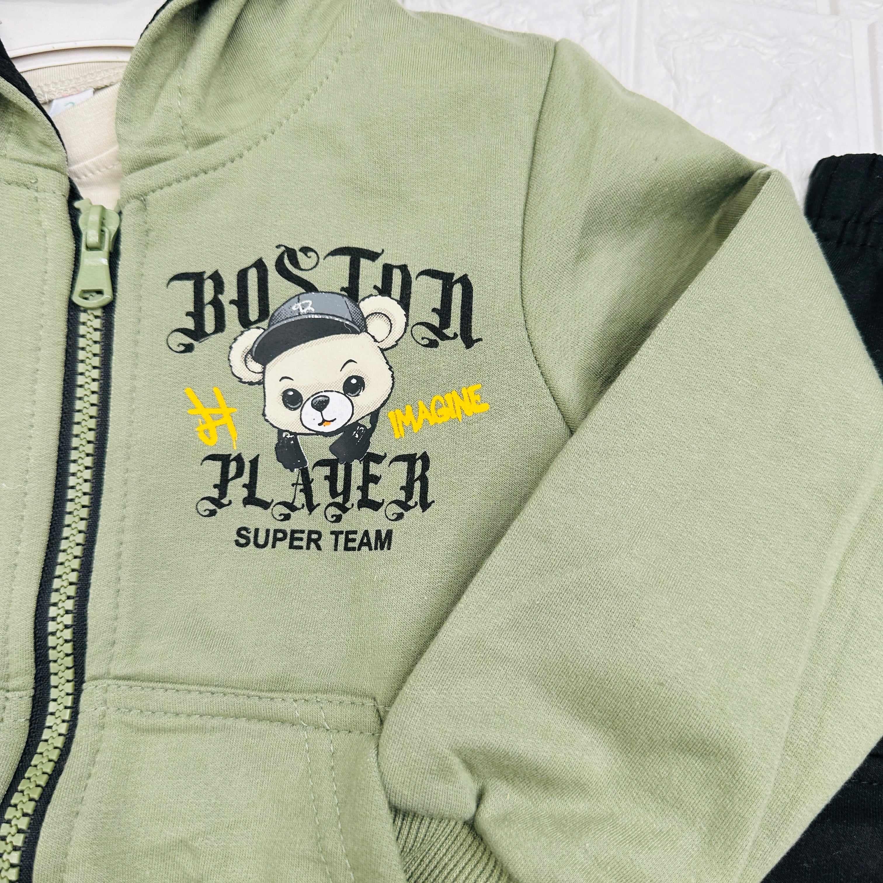 Tuta Boston orso Verde