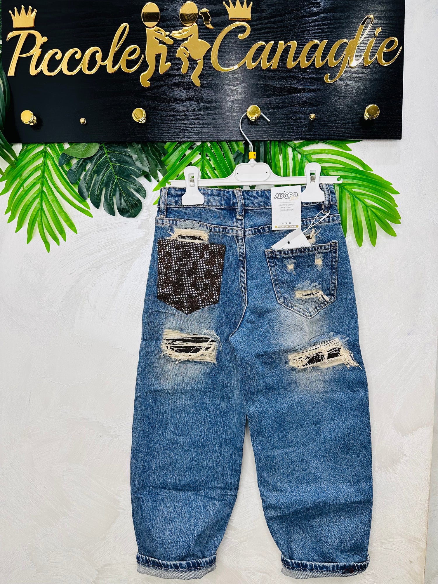 Jeans Baggy Cargo Luxury Animalier
