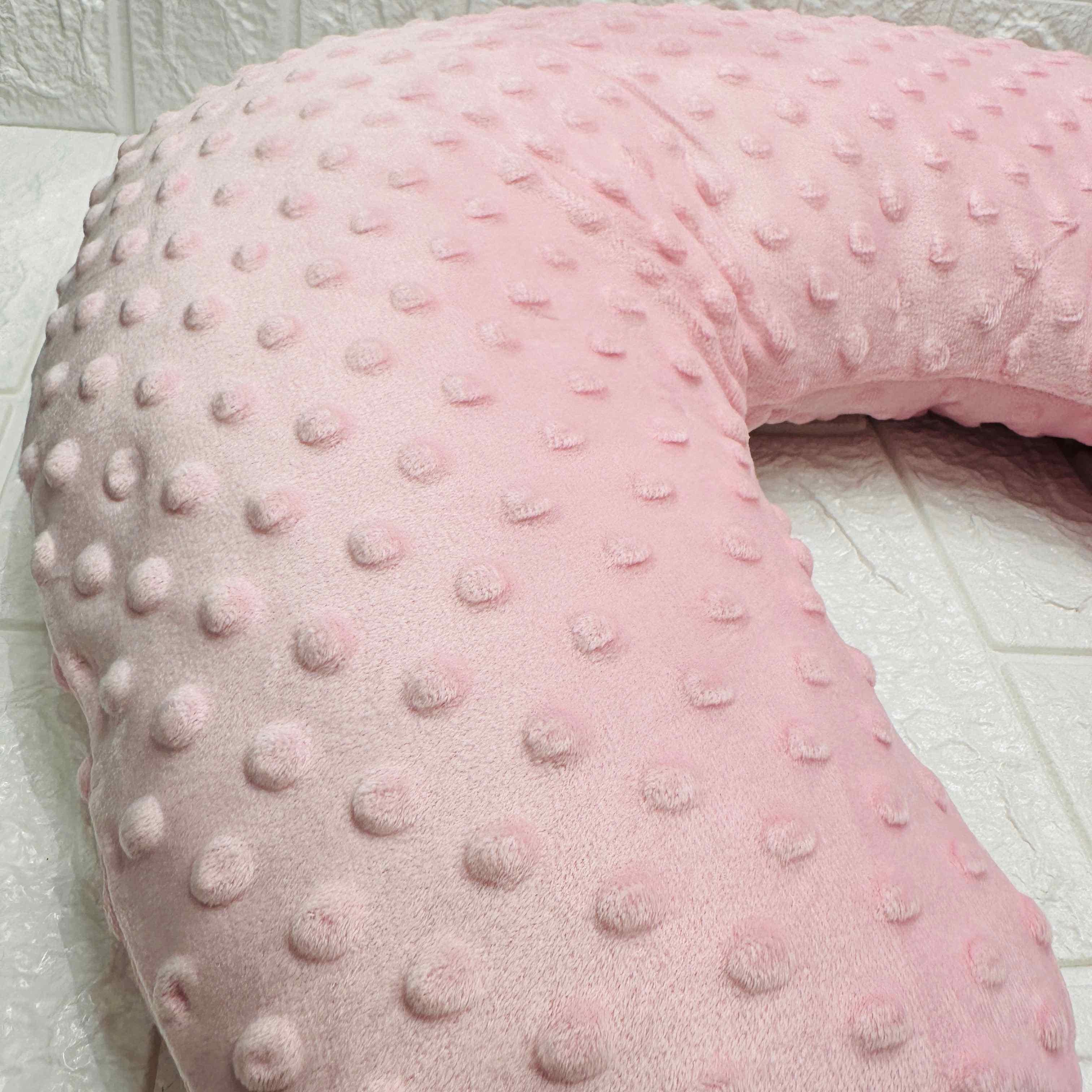 Ciambella allattamento pile rosa