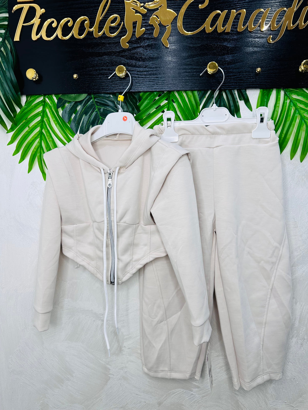 Tuta Baddie Style Beige 9820
