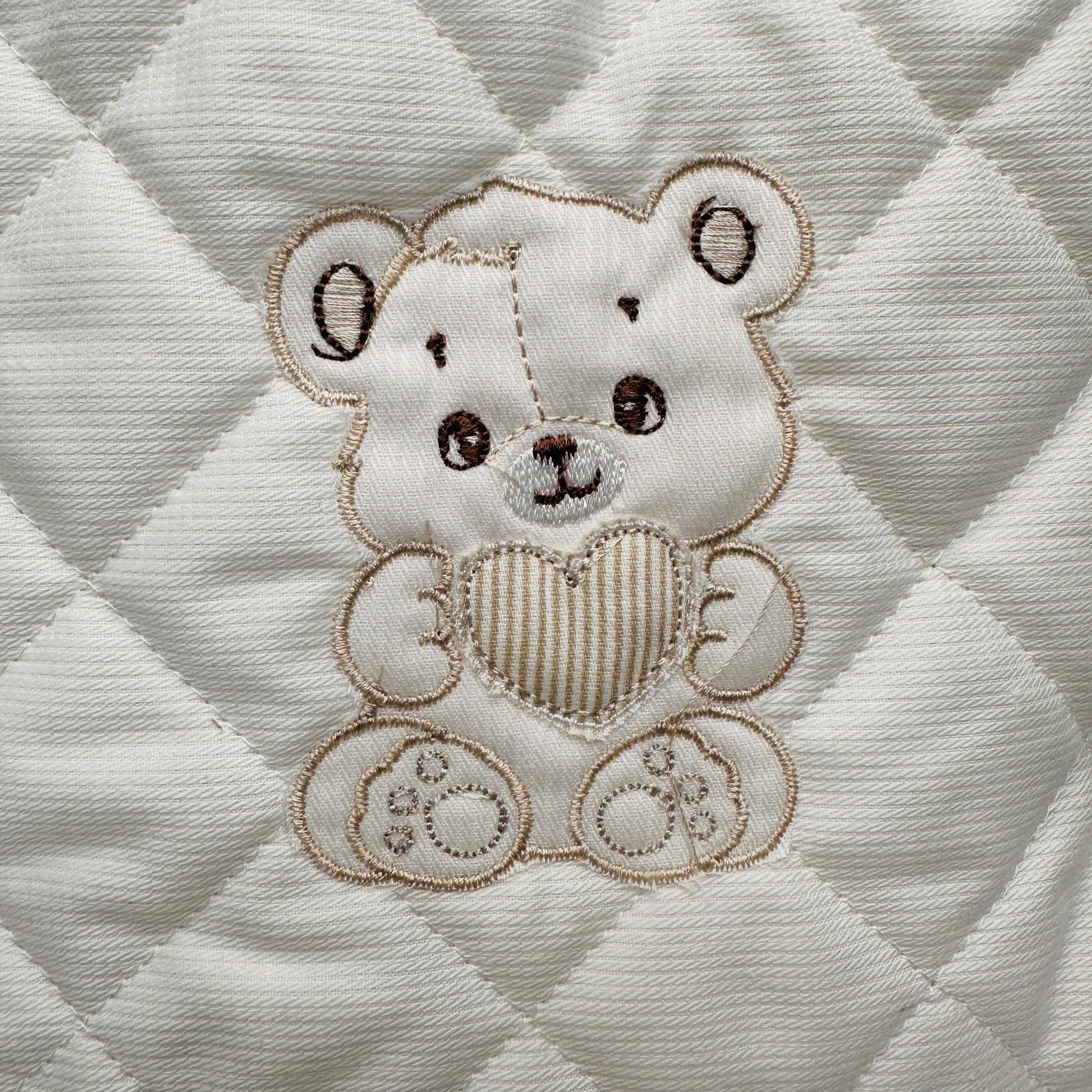 Beauty orso cuore panna dim 30x15