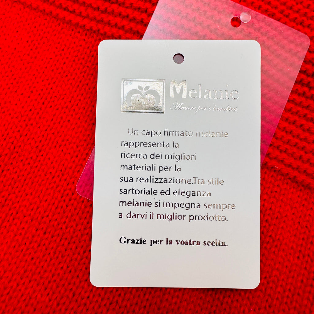Set Nascita Neonati Salopetta rossa