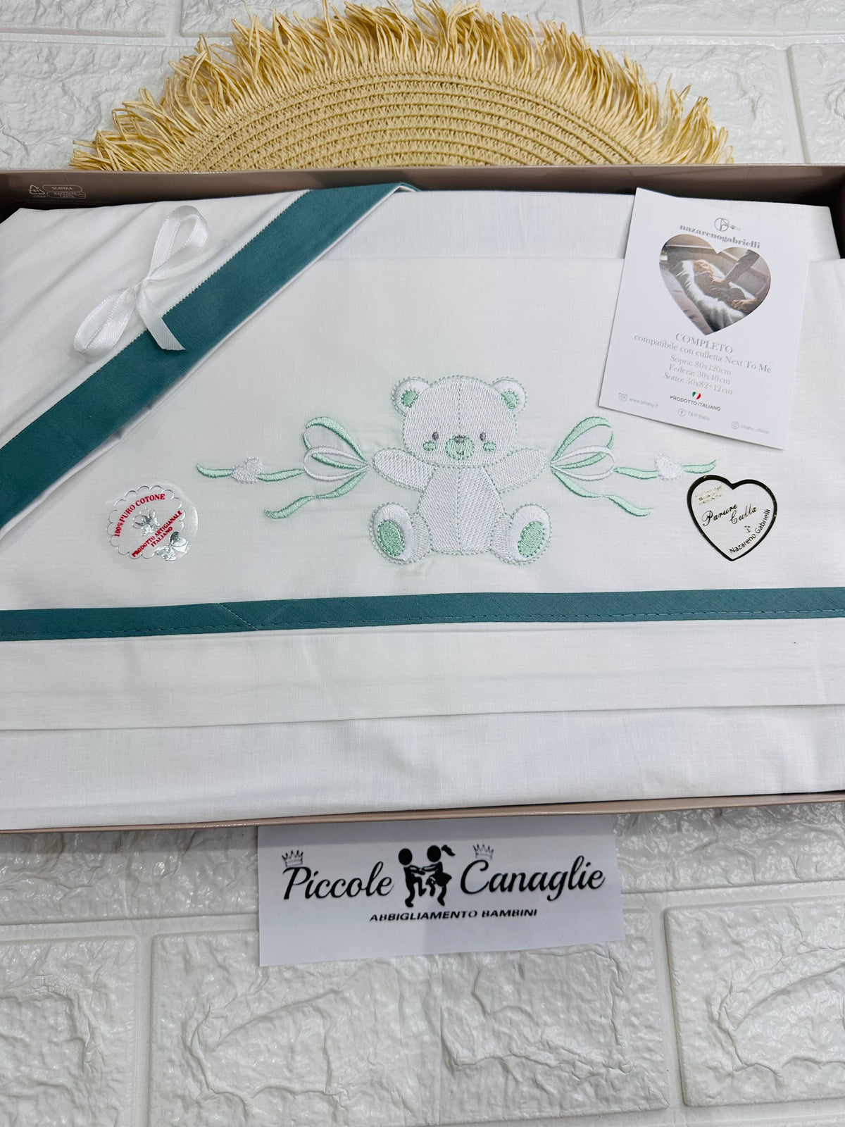 Lenzuola Cotone Next To Me Ng3016 Verde Orsetto