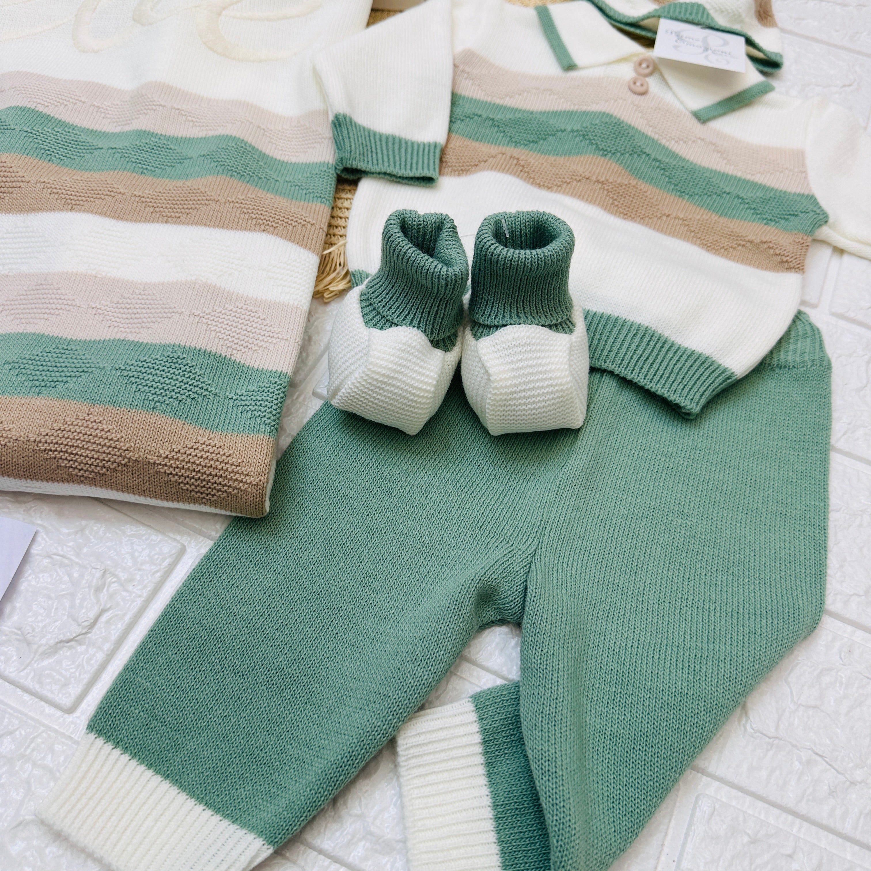 Set Nascita Prime Emozioni Verde