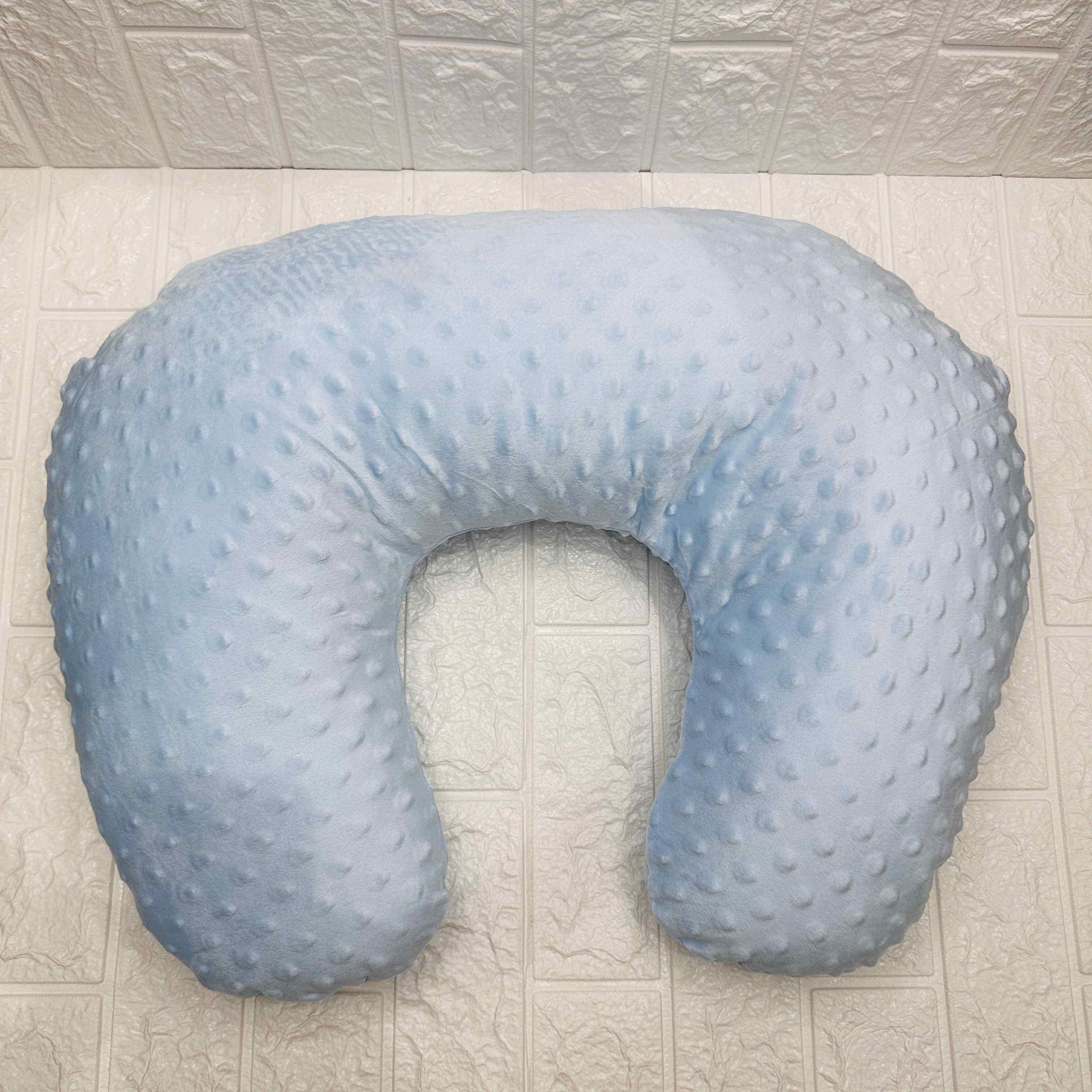 Ciambella allattamento pile celeste