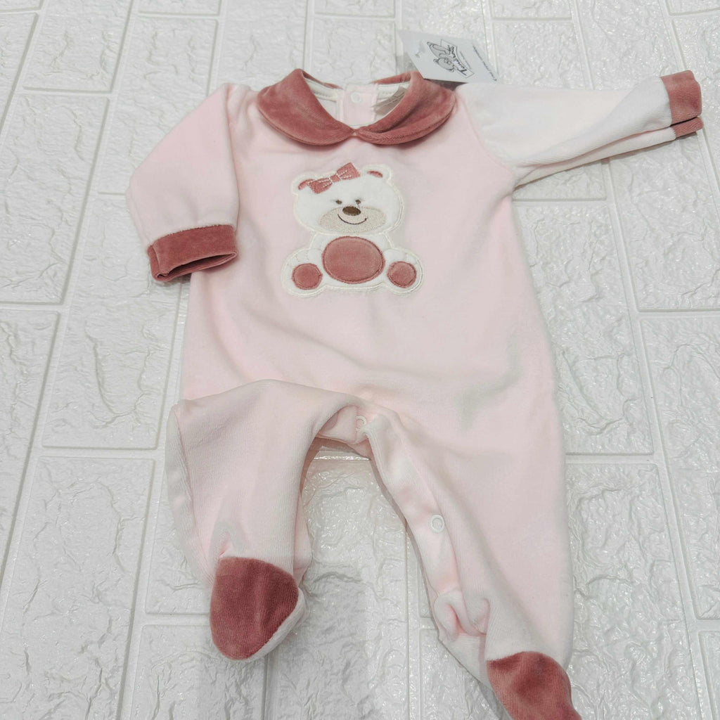 Tutina ciniglia orsetta rosa 30409