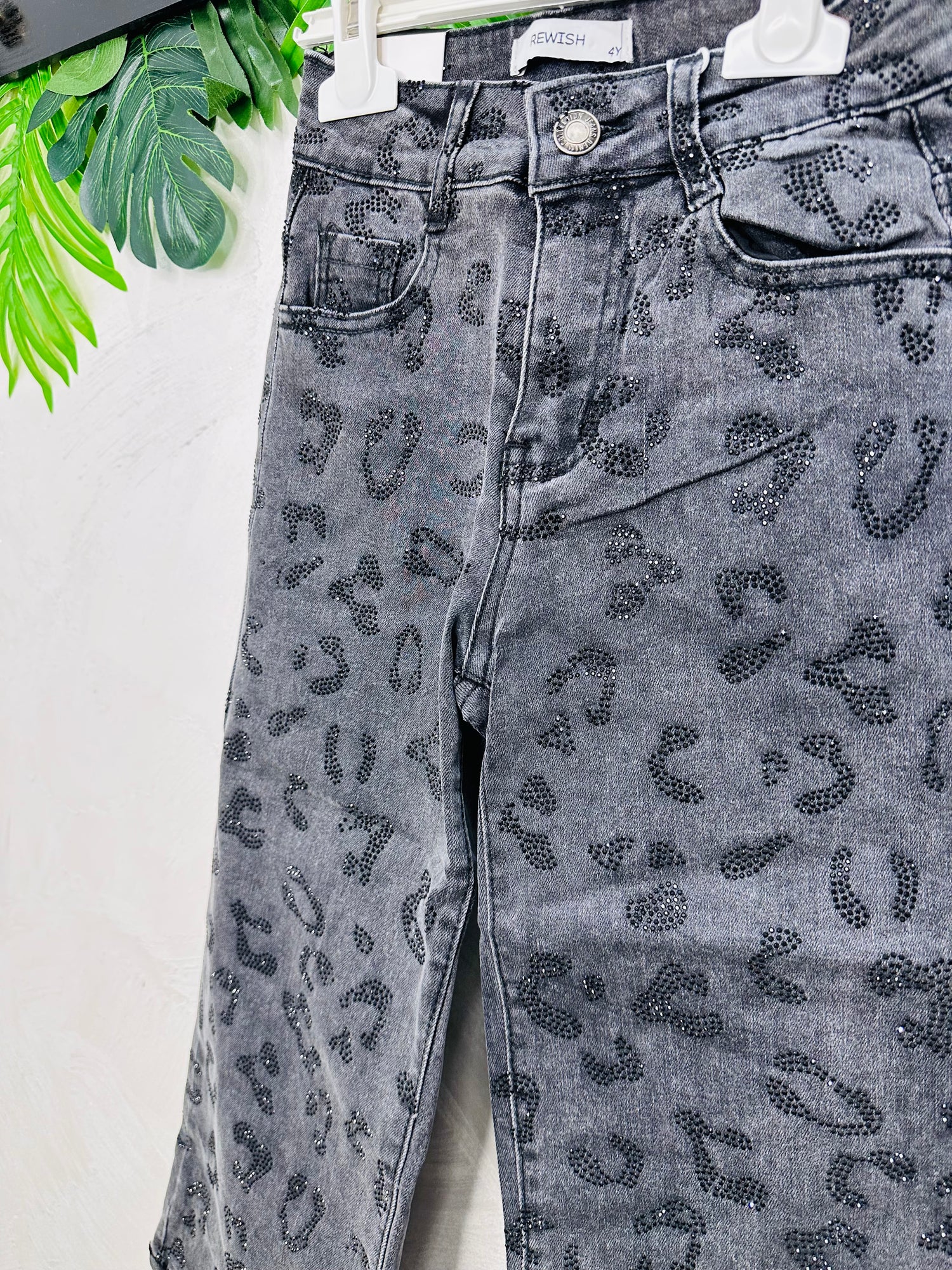 Jeans Animalier Nero Brilla Rw5027