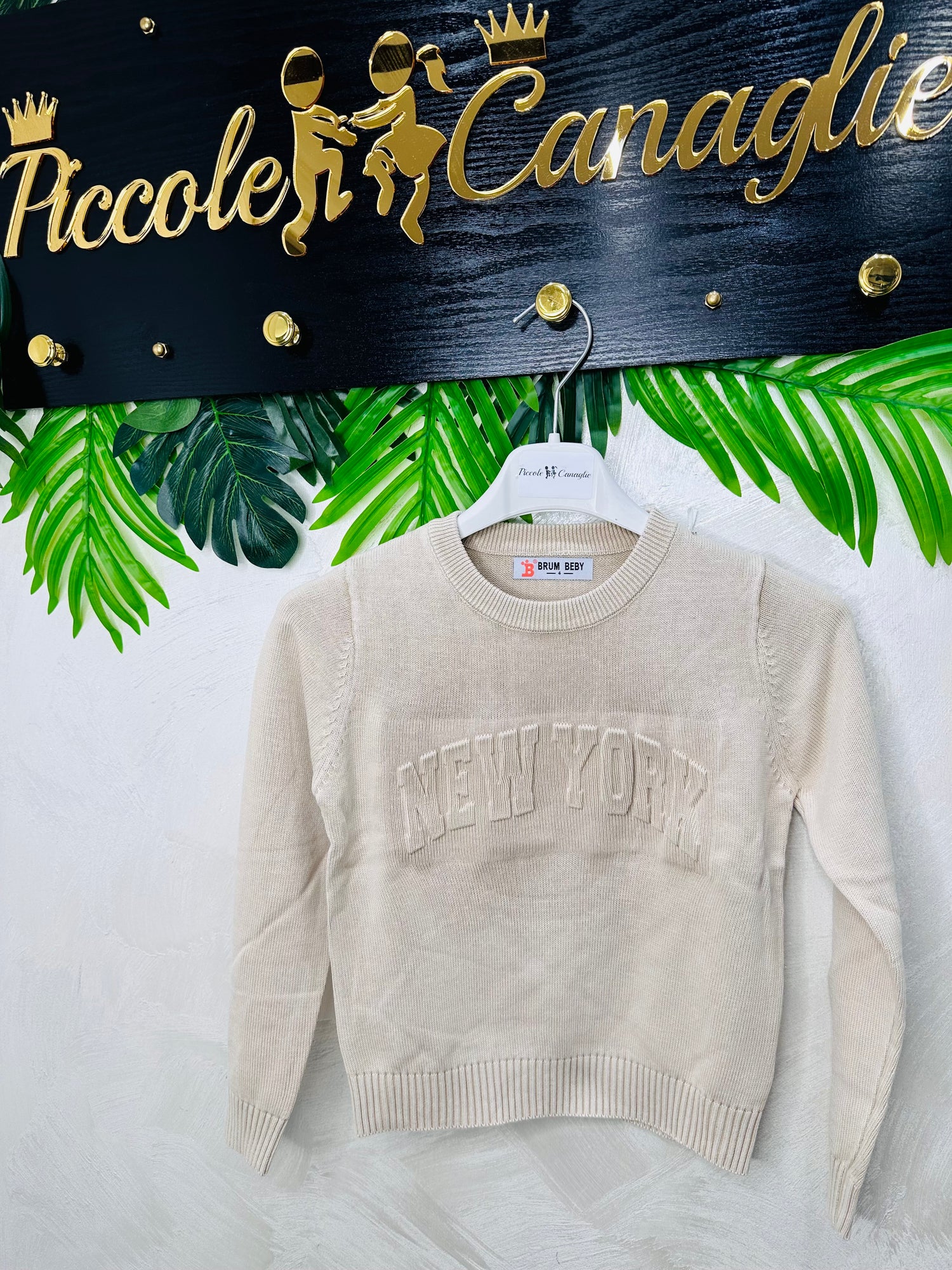 Maglioncino Filo New York Beige Nt3006