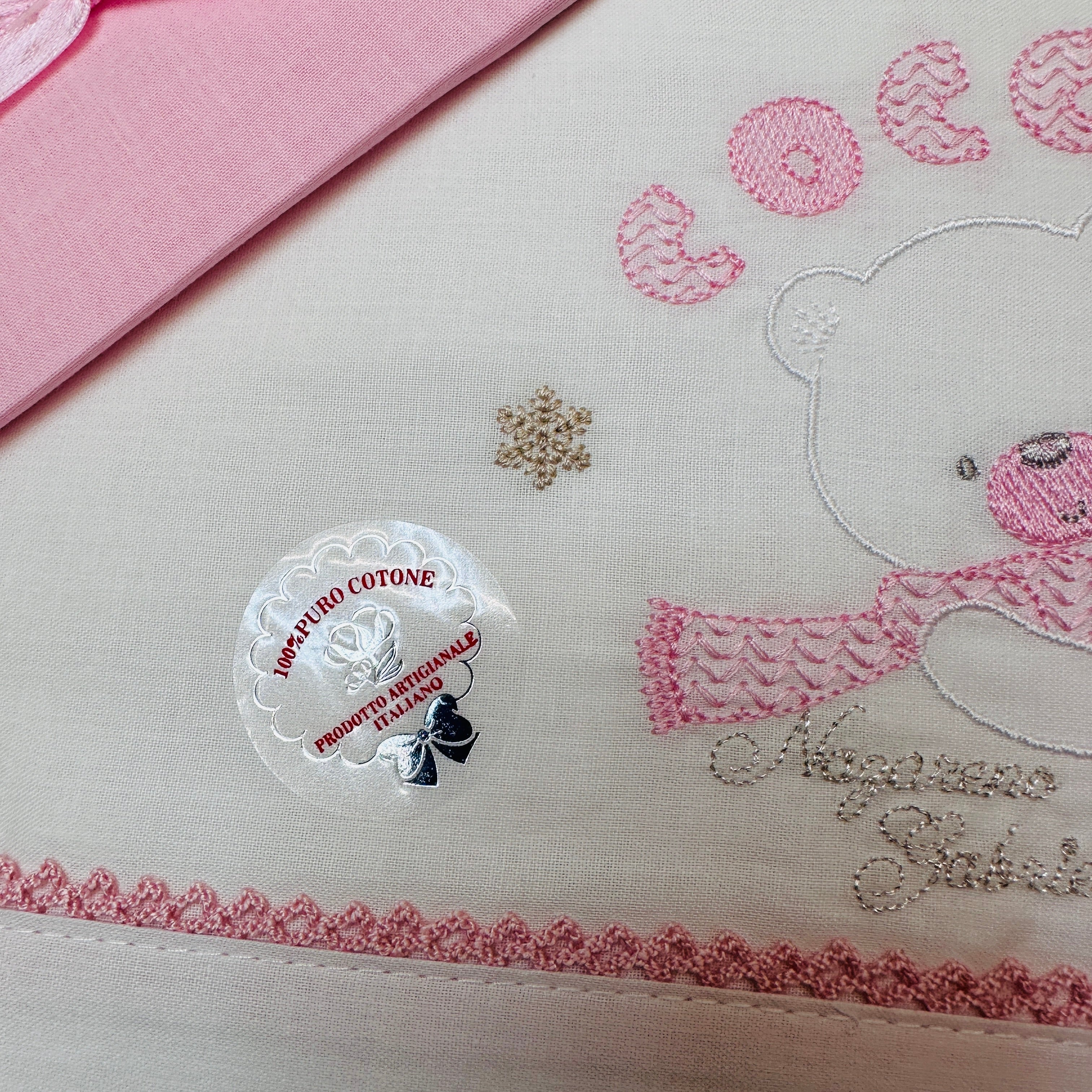 Set Lenzuola Next to me Rosa coccole 3016