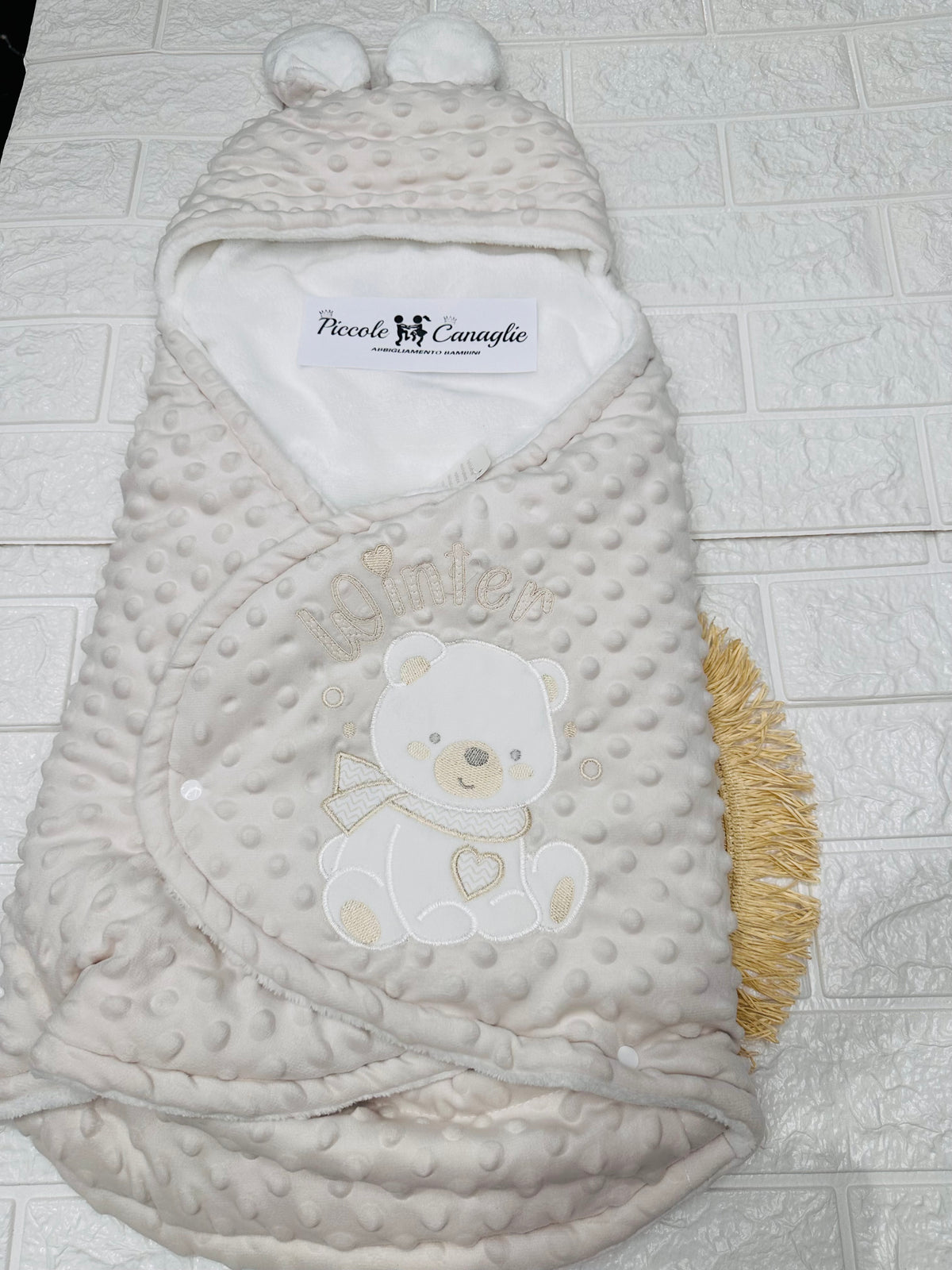 Baby Sacco Nazareno Gabrielli Orsetto Dis 2 Winter Tortora 5794