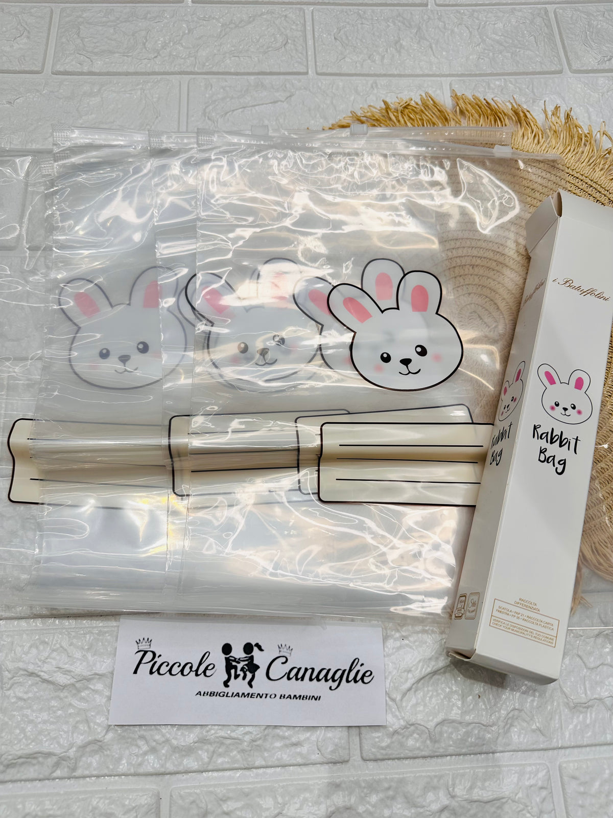 Sacchetti 6 Primo Cambio Coniglietto Dim 25x32 B572