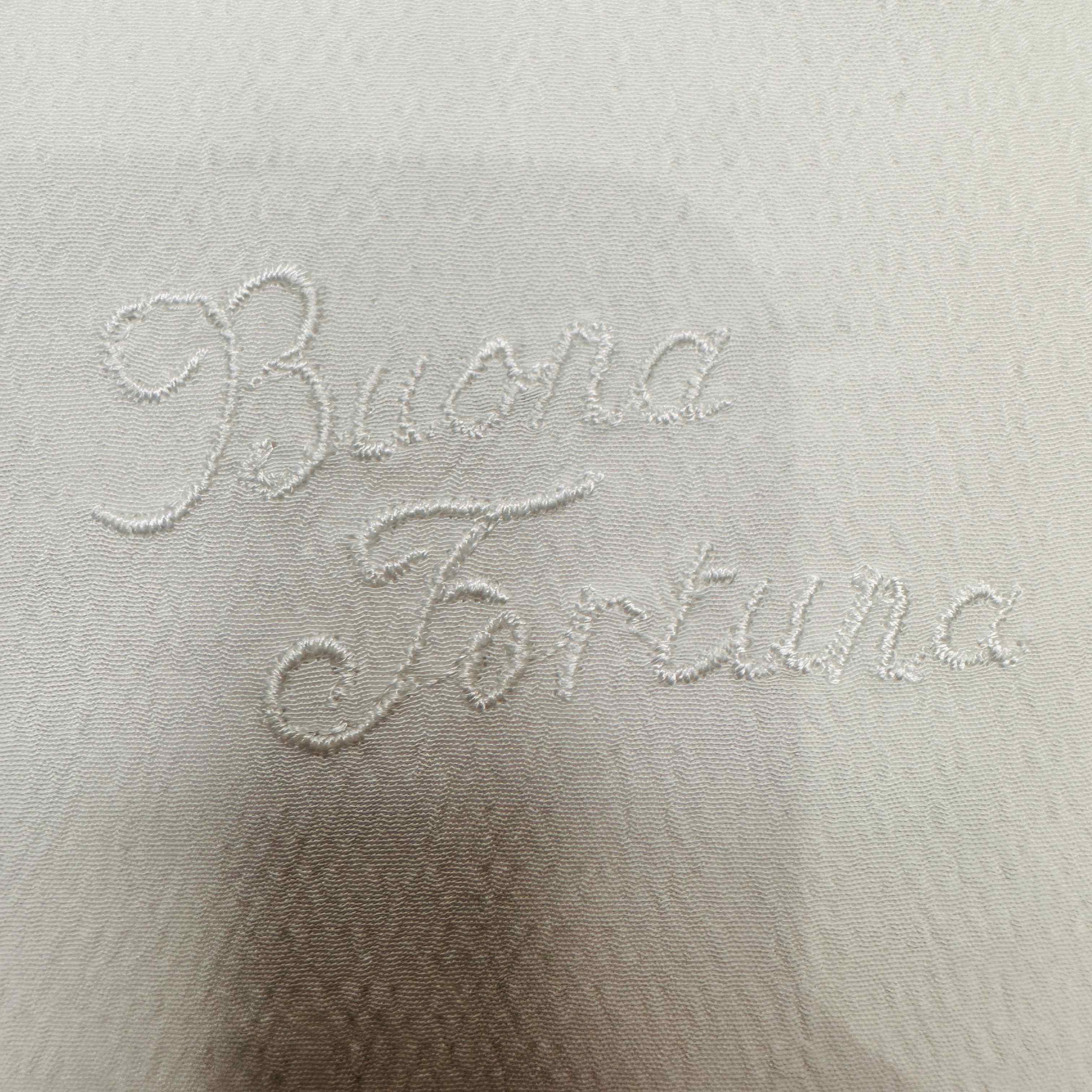 Camicina della fortuna  in seta bianca