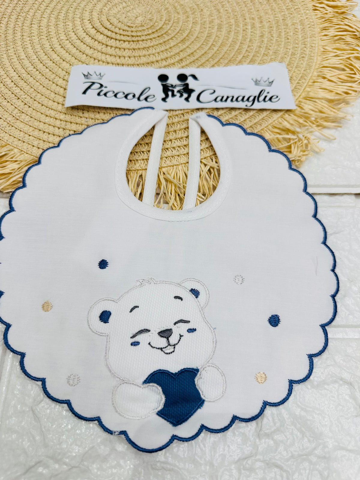Bavetta Orso Cuoricino Tenero Carta Da Zucchero  Bv003163