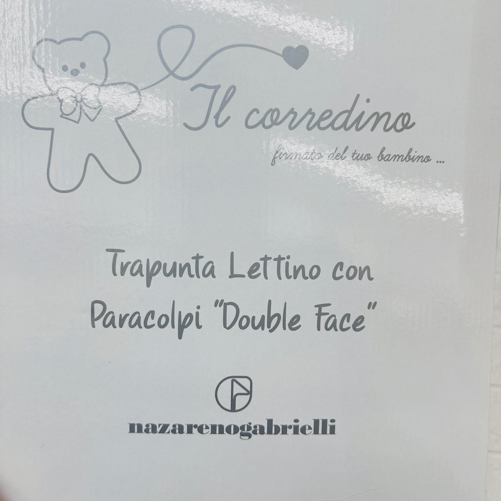 Trapunta Culla + Paracolpi Celeste