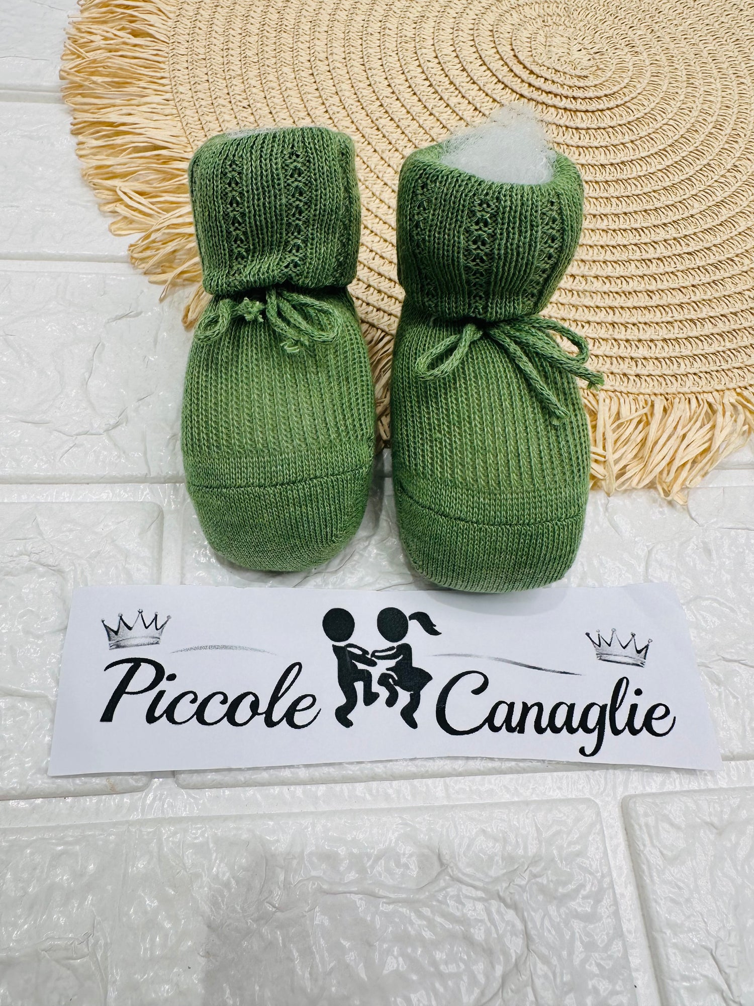 Babbucce Bel Piccino Verde 1307t