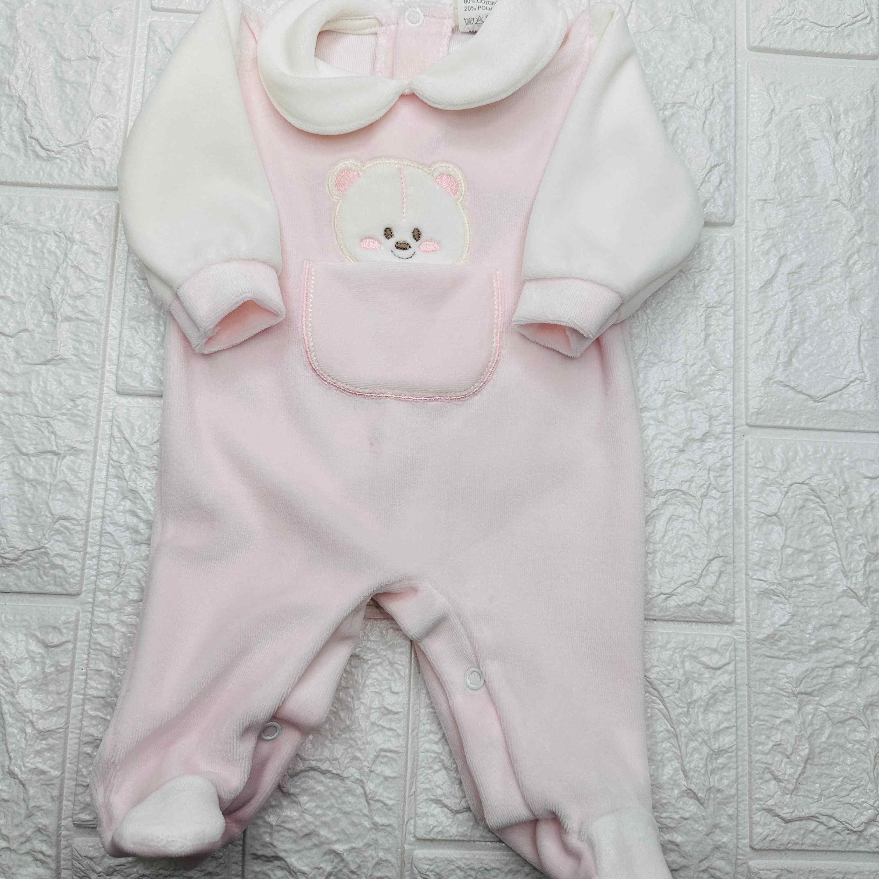 Tutina ciniglia orso Rosa Taschino 30406