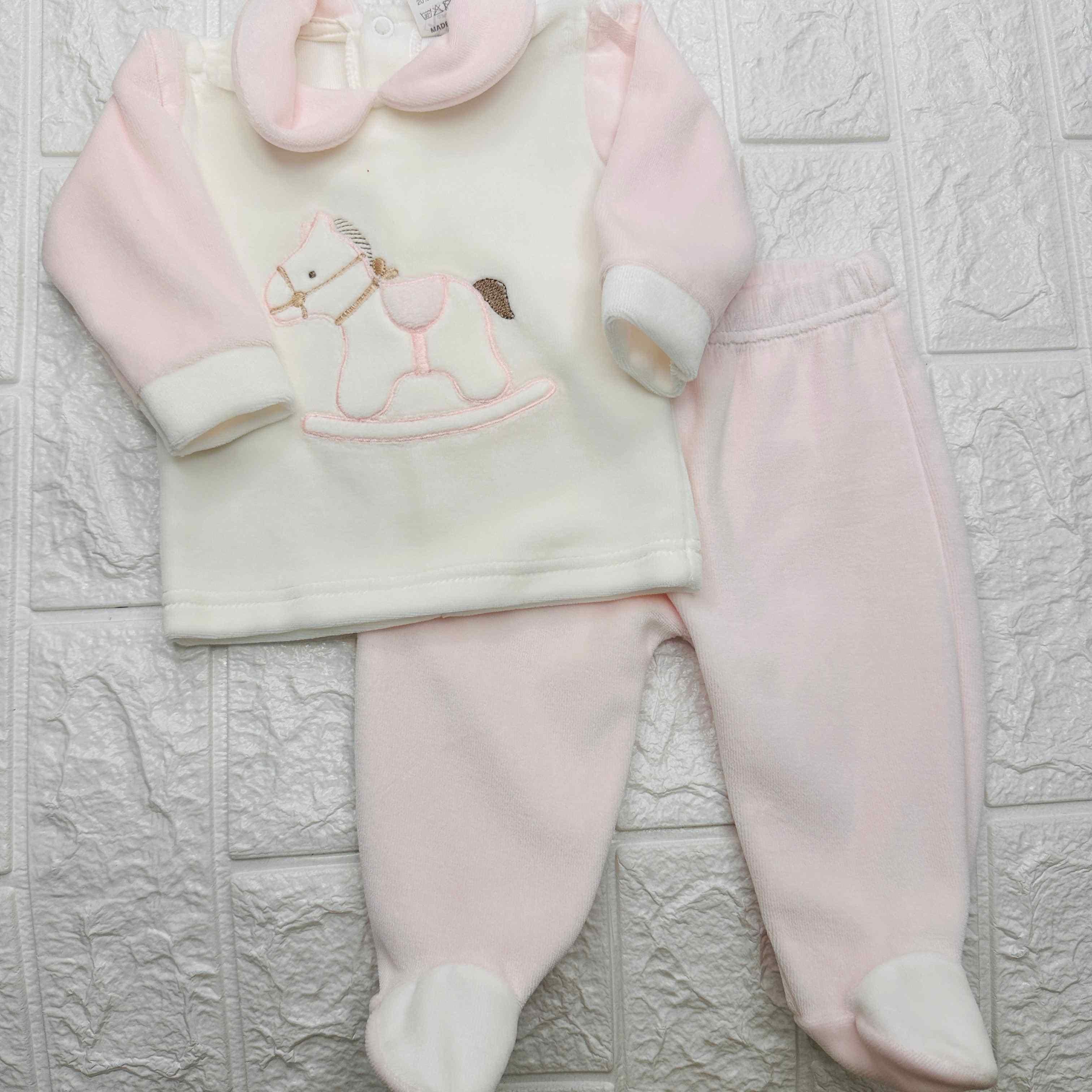 Tutina ciniglia cavallino rosa 31412