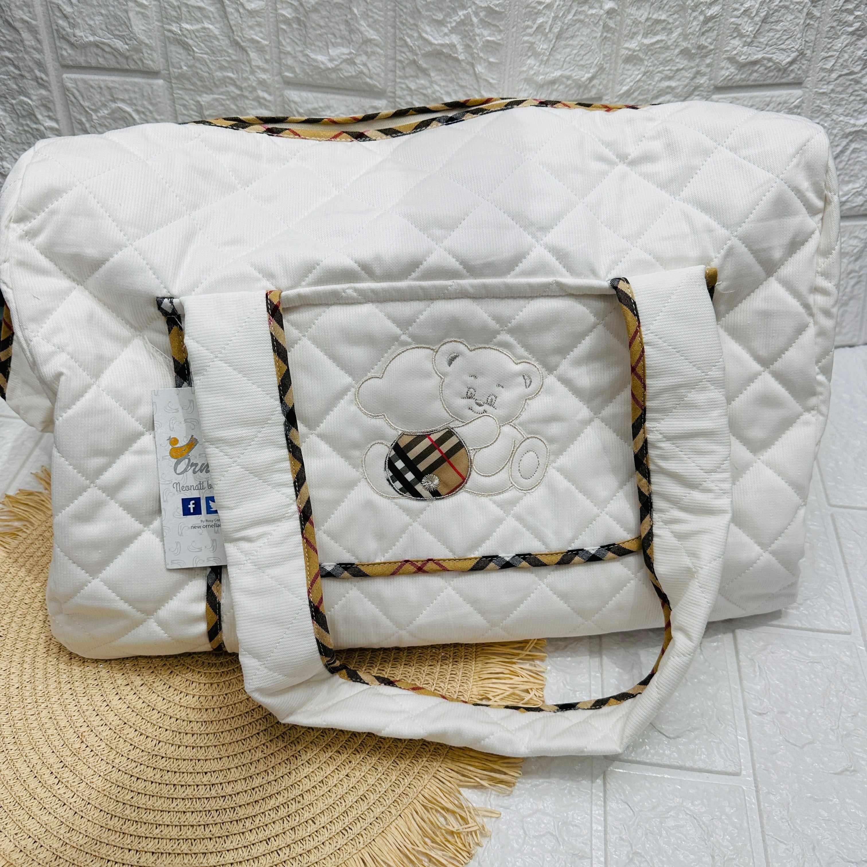 Borsa Nascita orsetti Barbery                dim 45x30x18