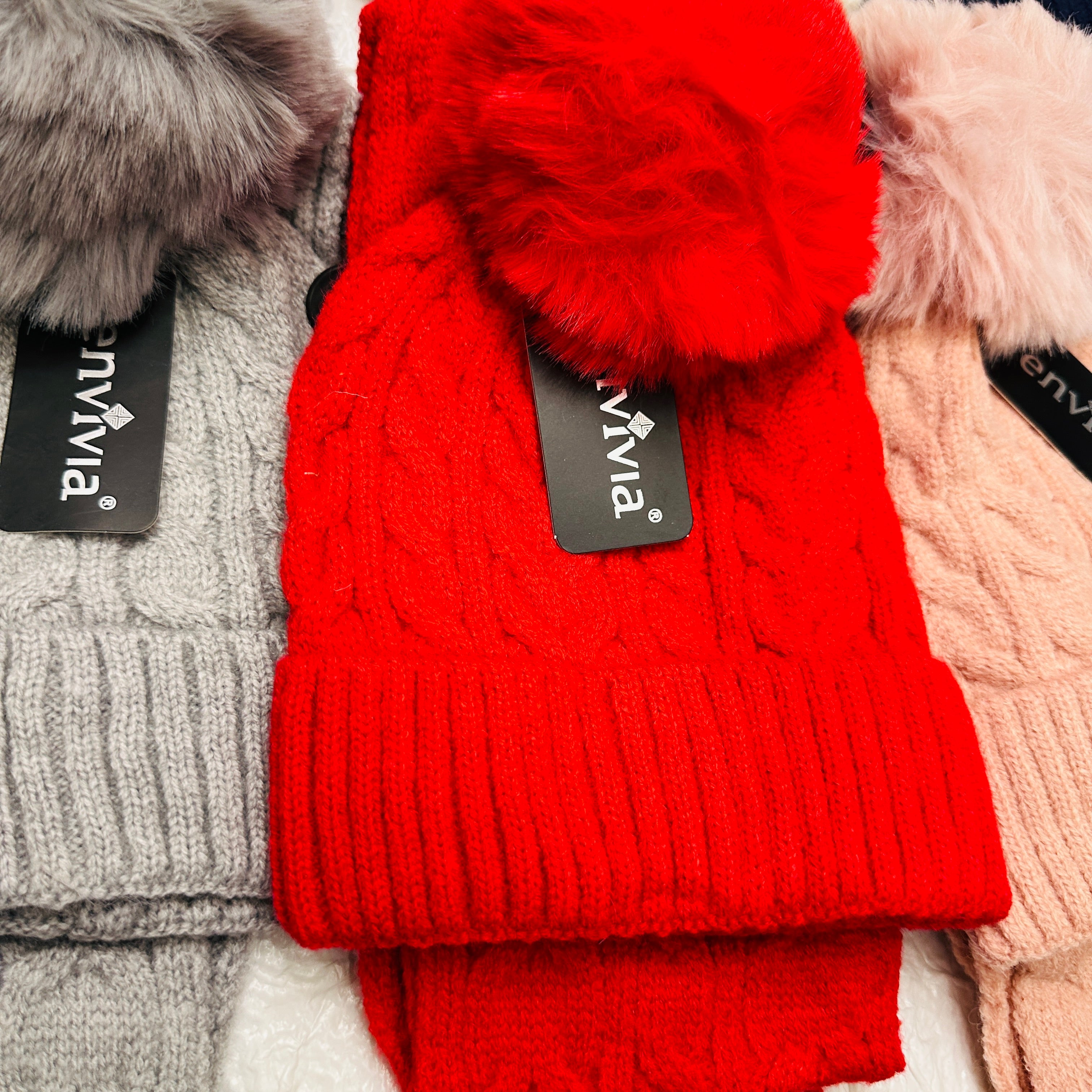 Cappello + sciarpa trecce J33