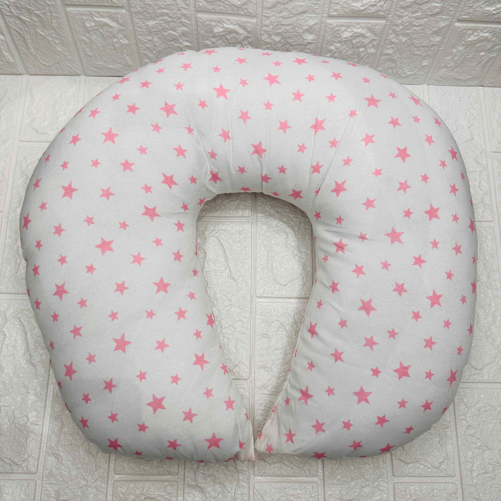 Ciambella allattamento stelle rosa