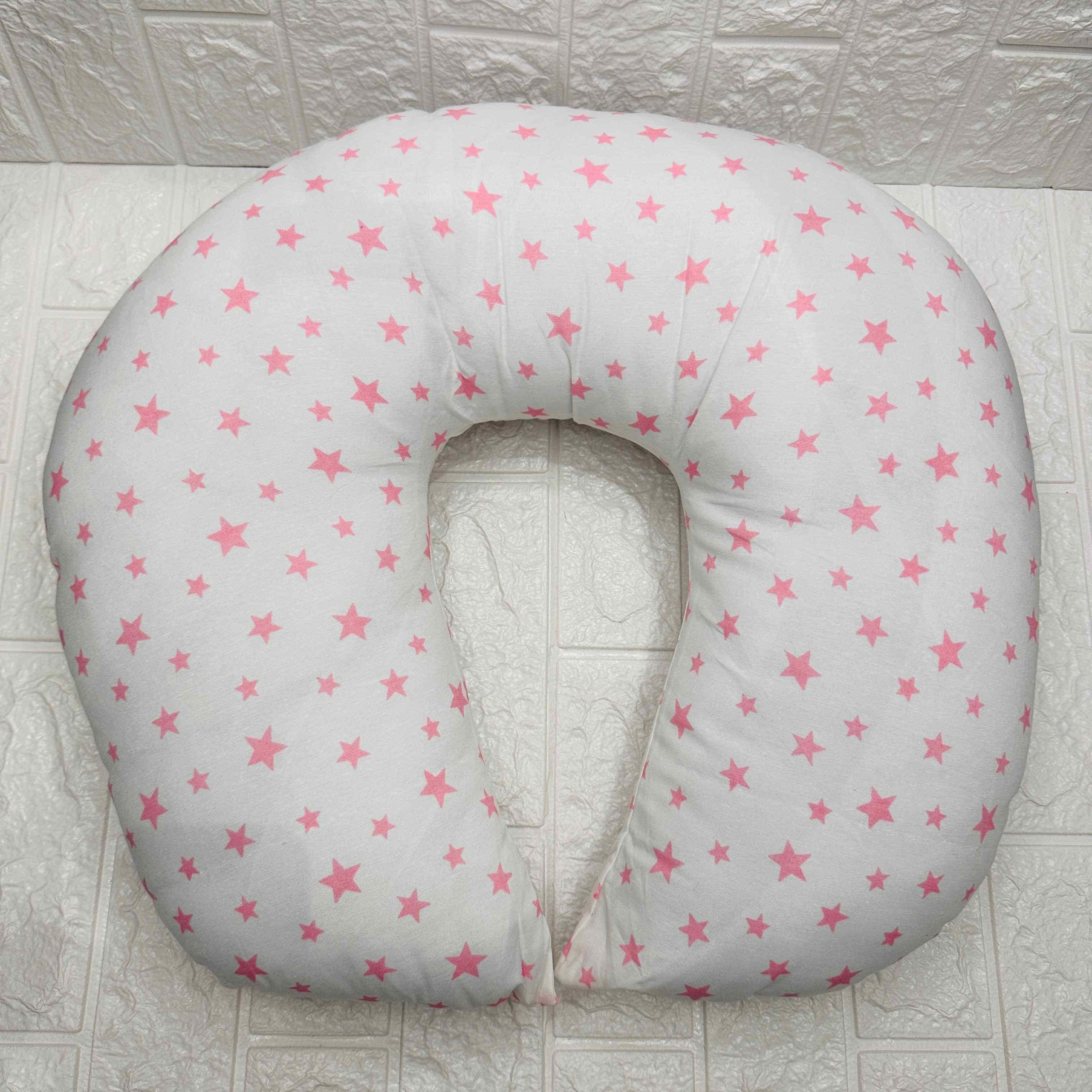 Ciambella allattamento stelle rosa