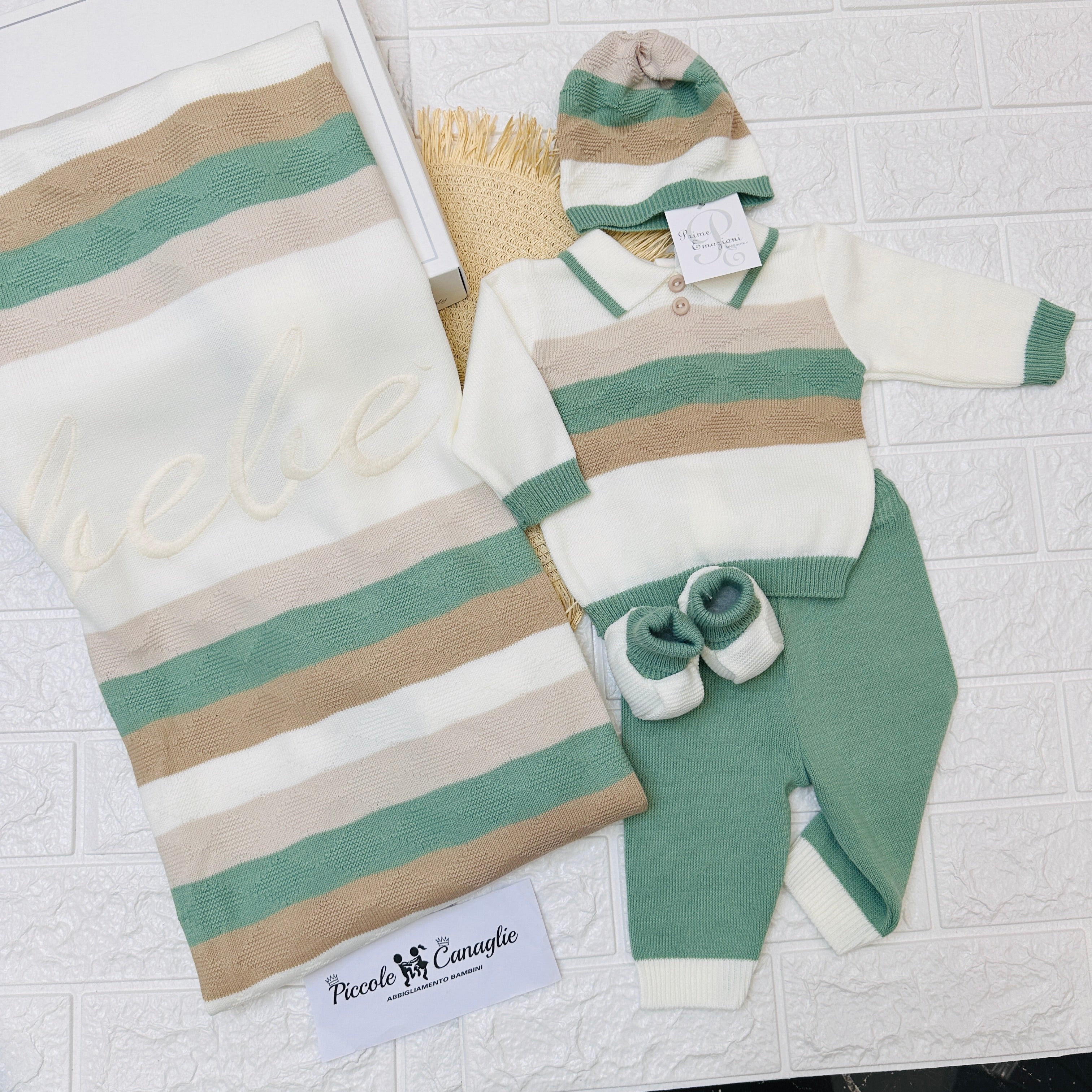 Set Nascita Prime Emozioni Verde