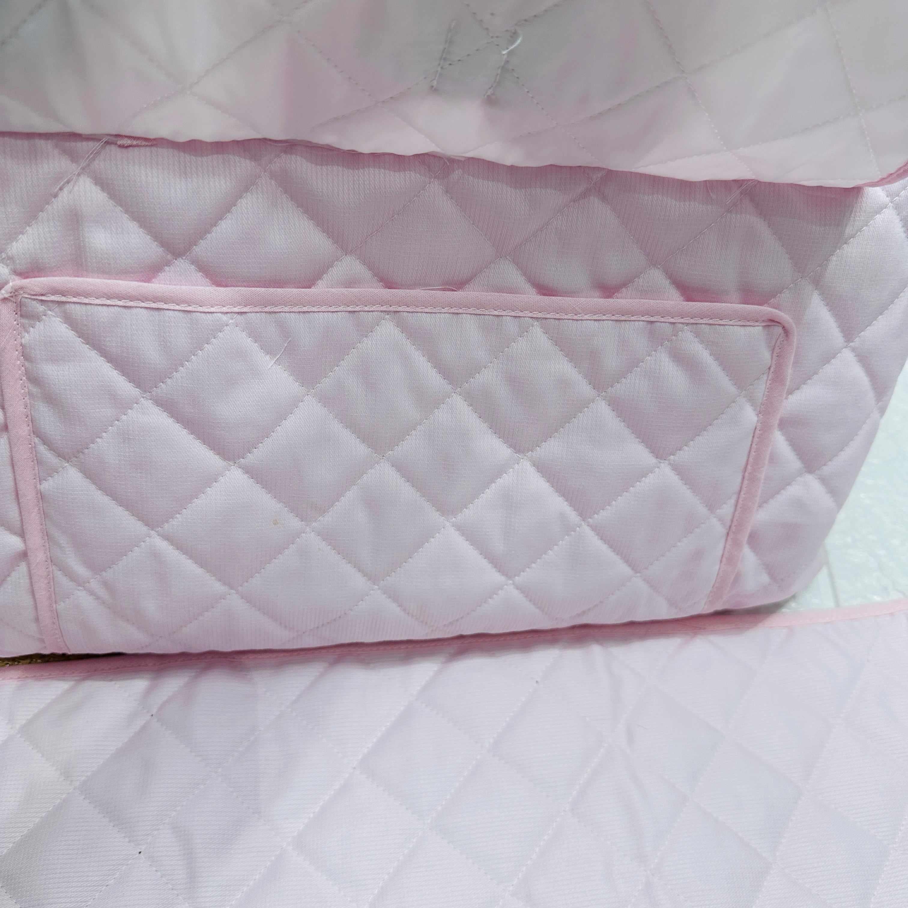 Borsa Nascita Fiocco Rosa                dim 45x30x18