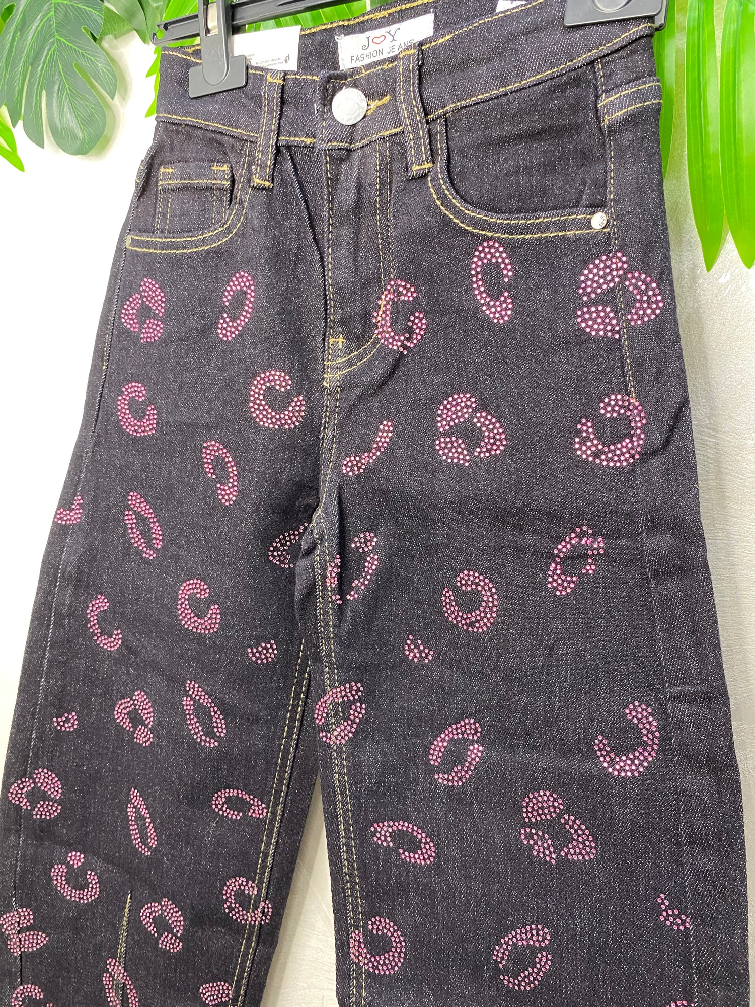 Jeans Trama Maculato Fuxian Brillantini Chic 962