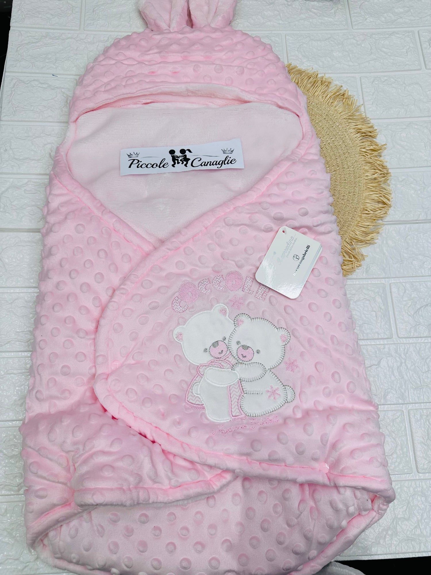 Baby Sacco Orsetti Rosa  Nazareno Gabrielli Ng5794 Dis 2 Coccole