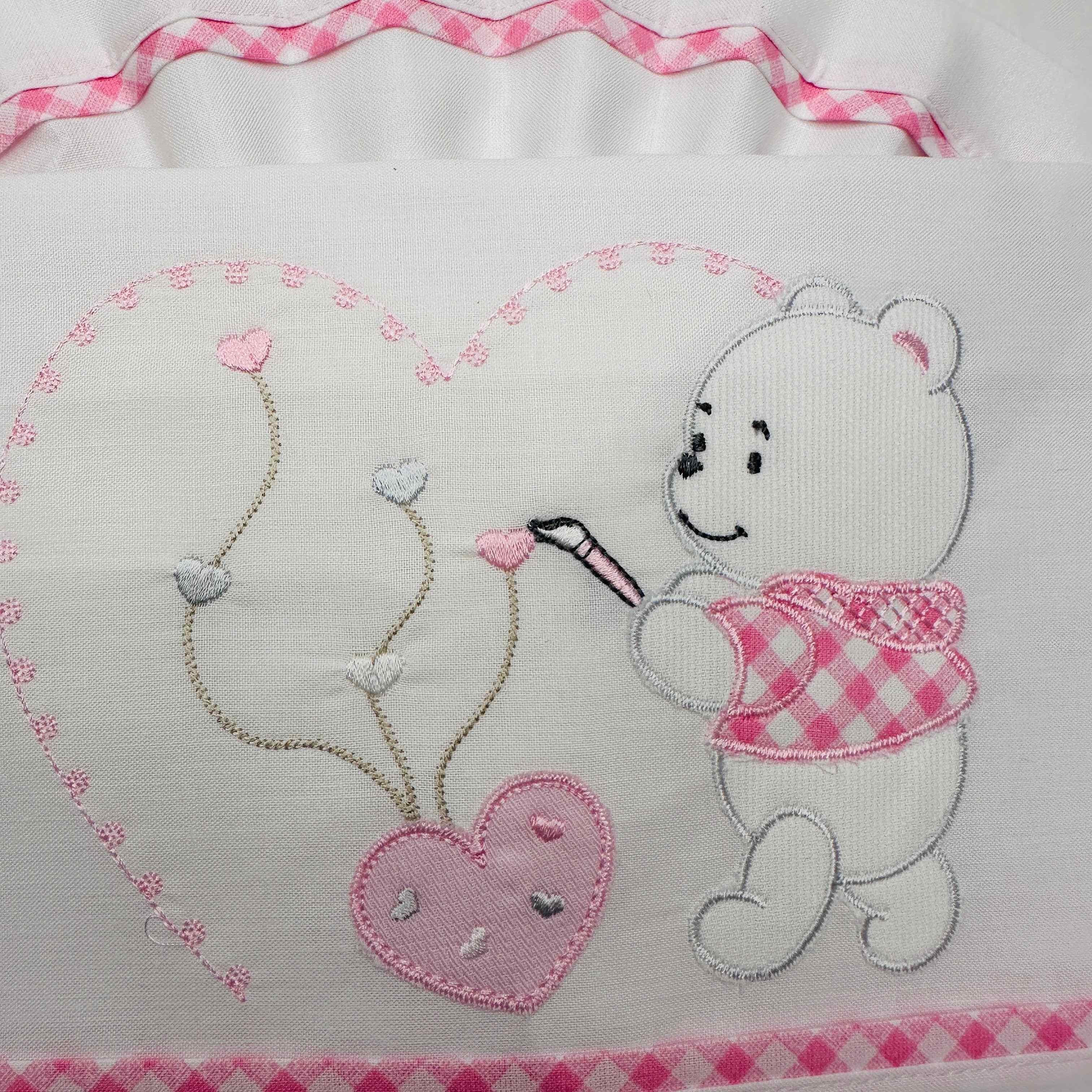 Lenzuola carrozzina  rosa ART LC015161