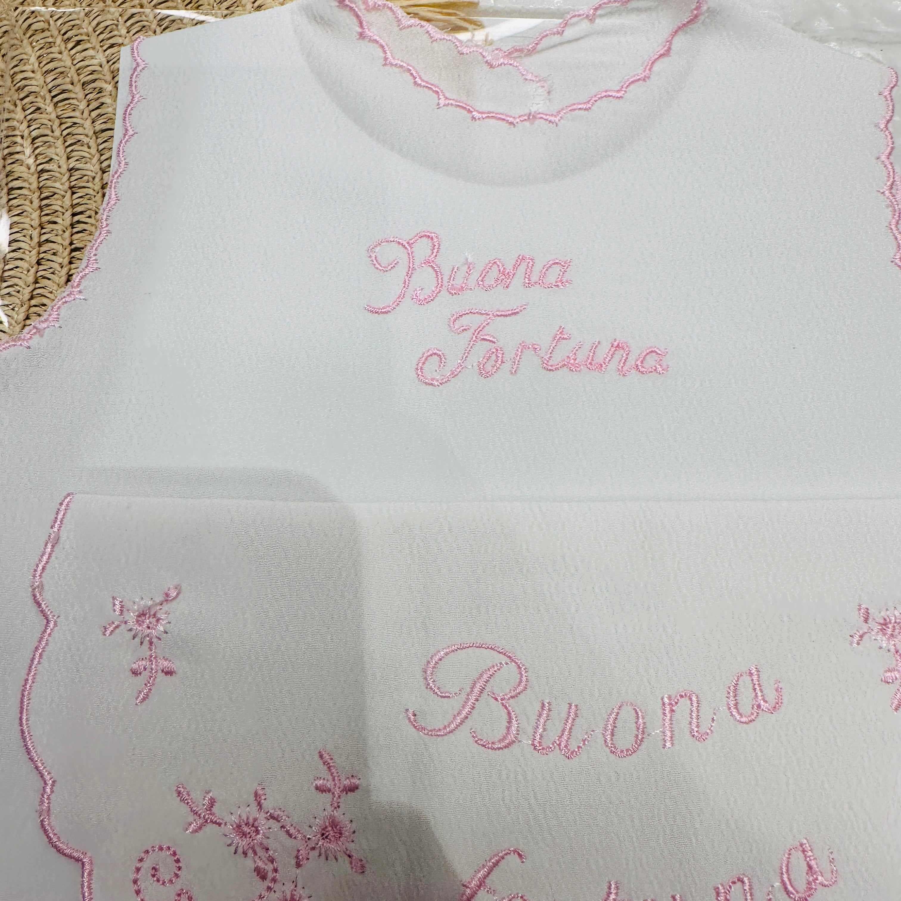 Camicina Fortuna + Bavetta Rosa