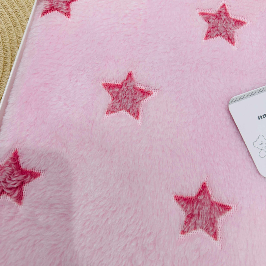 Coperta  Culla stelle rosa dim100x104