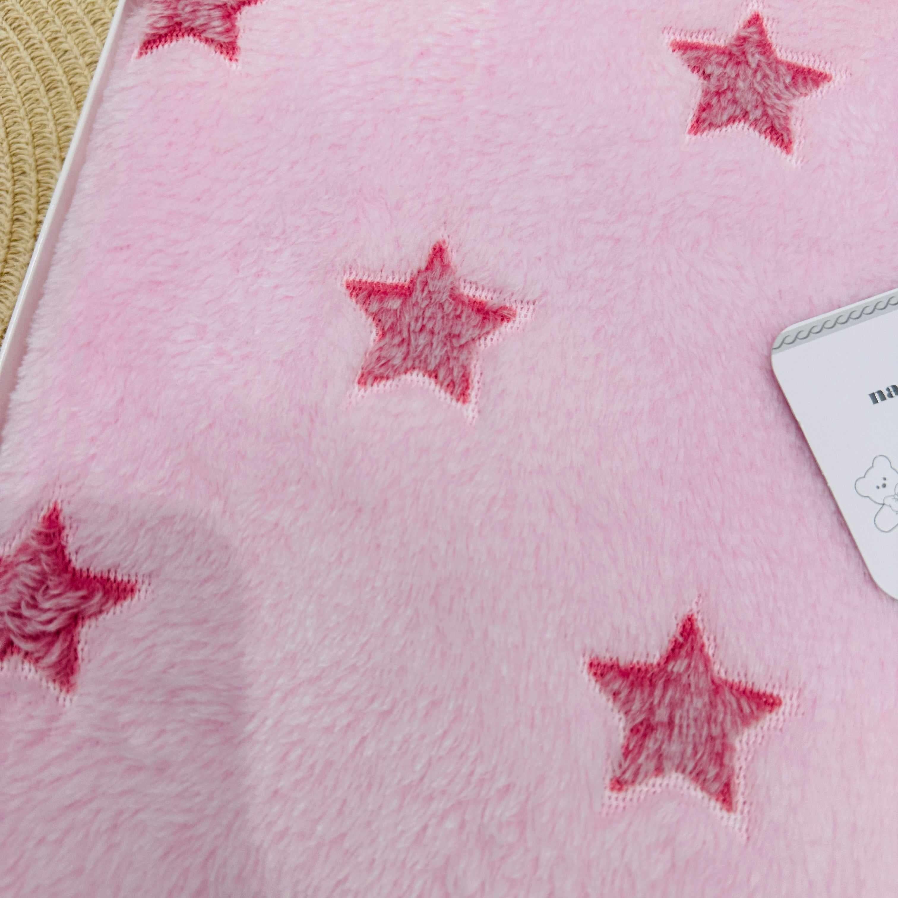 Coperta  Culla stelle rosa dim100x104