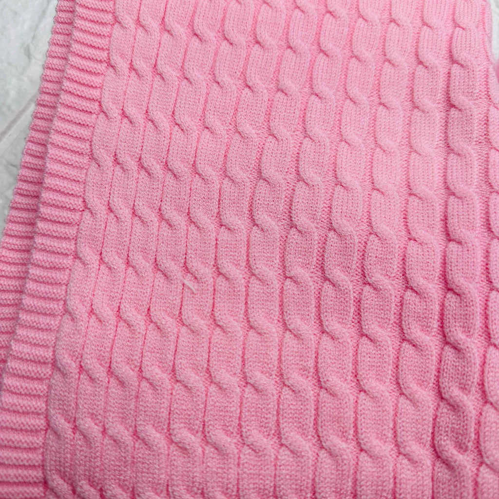 Cappello +scialle Rosa